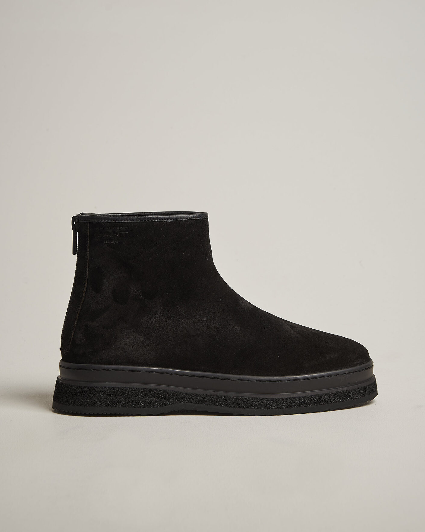 Men | Boots | Gant | Blistown Shearling Suede Curling Boot Black
