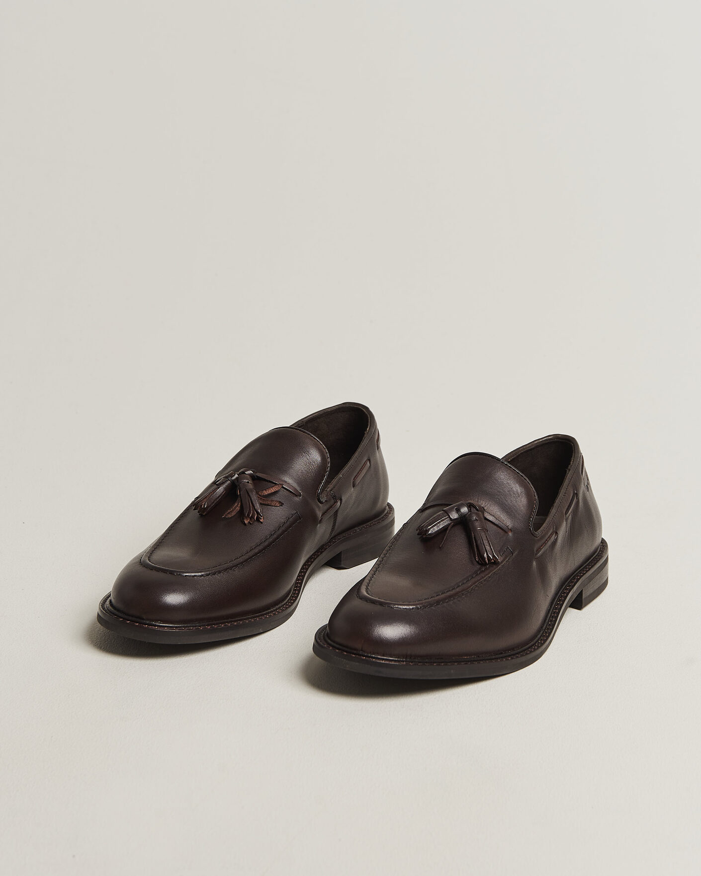 Men | Loafers | Gant | Lozham Leather Tassle Loafer Dark Brown