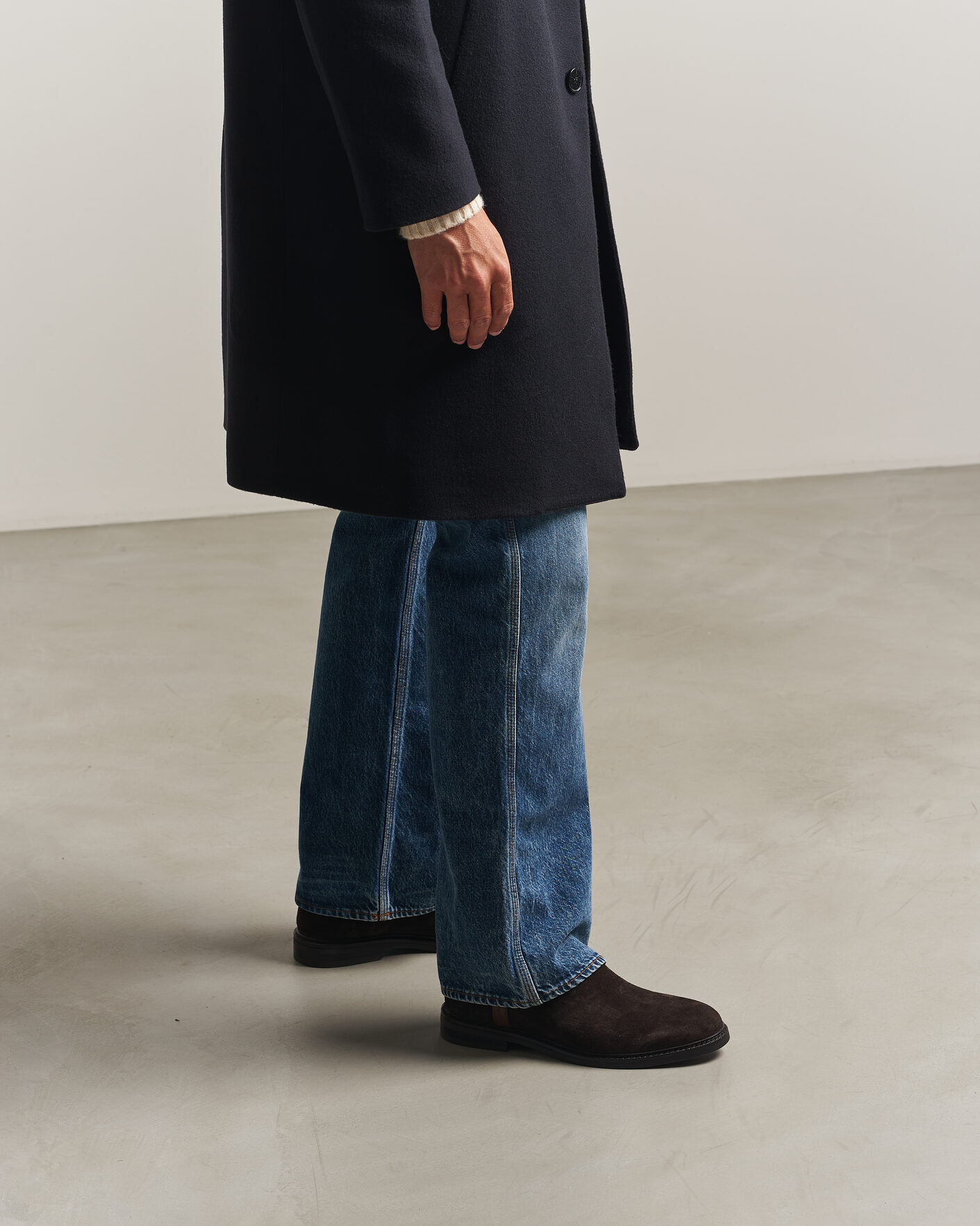 Men | Boots | Gant | Bidford Suede Chelsea Boot Dark Brown