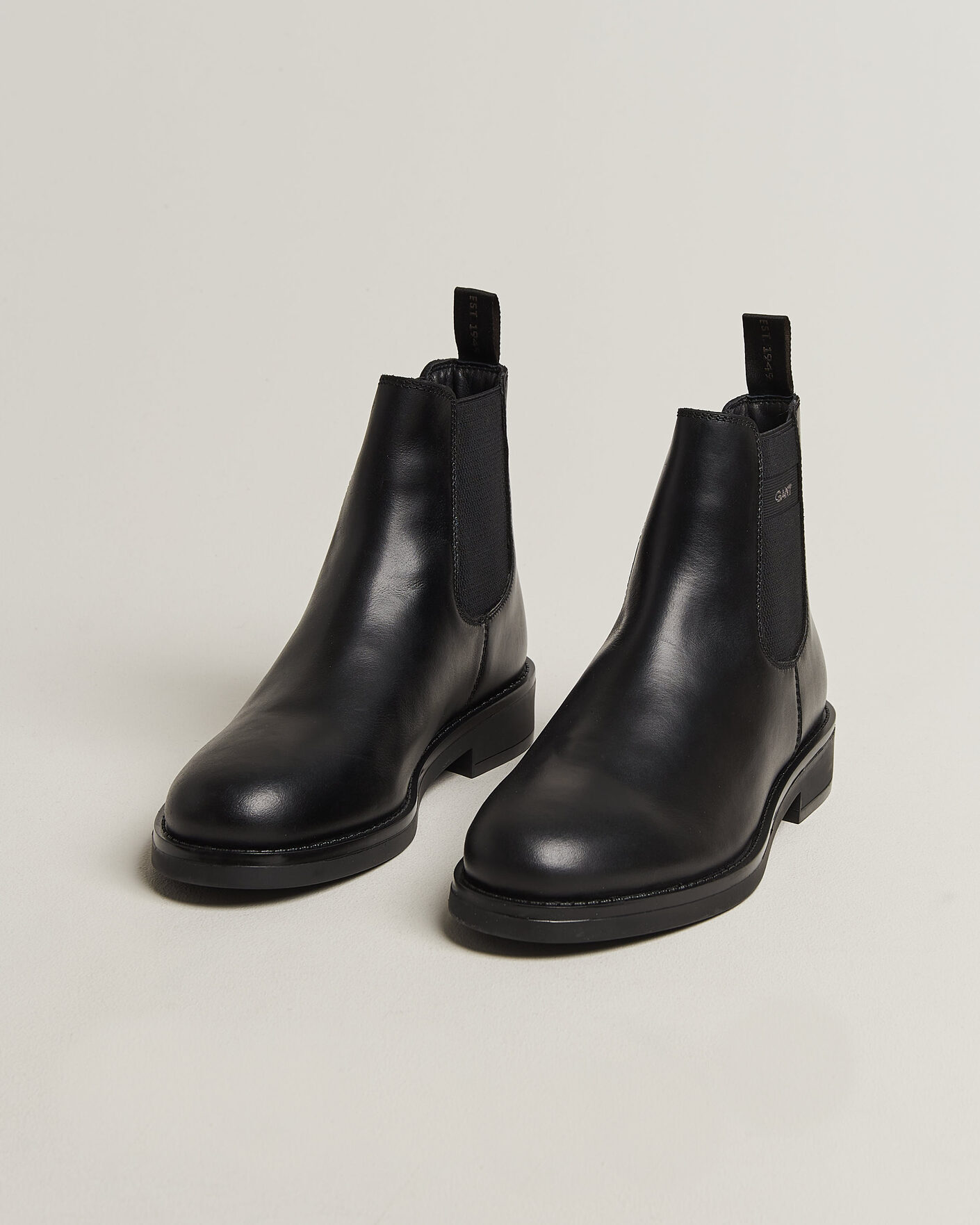 Men | Boots | Gant | Prepdale Leather Chelsea Boot Black