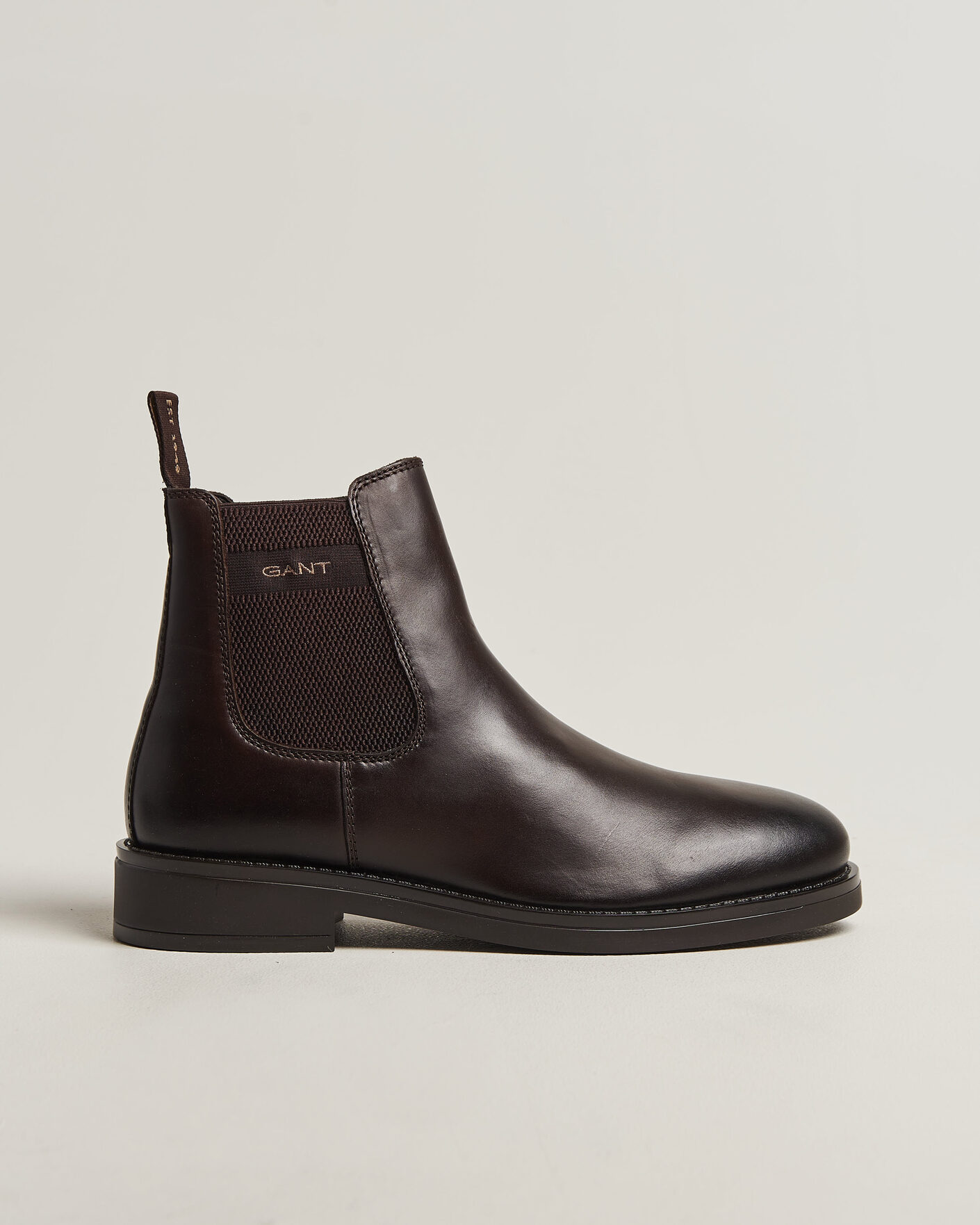 Men | Boots | Gant | Prepdale Leather Chelsea Boot Dark Brown