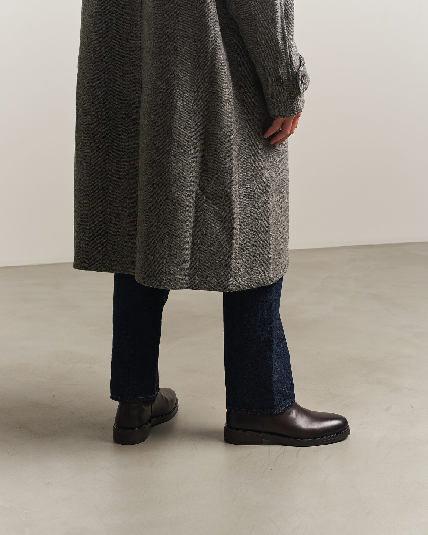 Men | Boots | Gant | Prepdale Leather Chelsea Boot Dark Brown