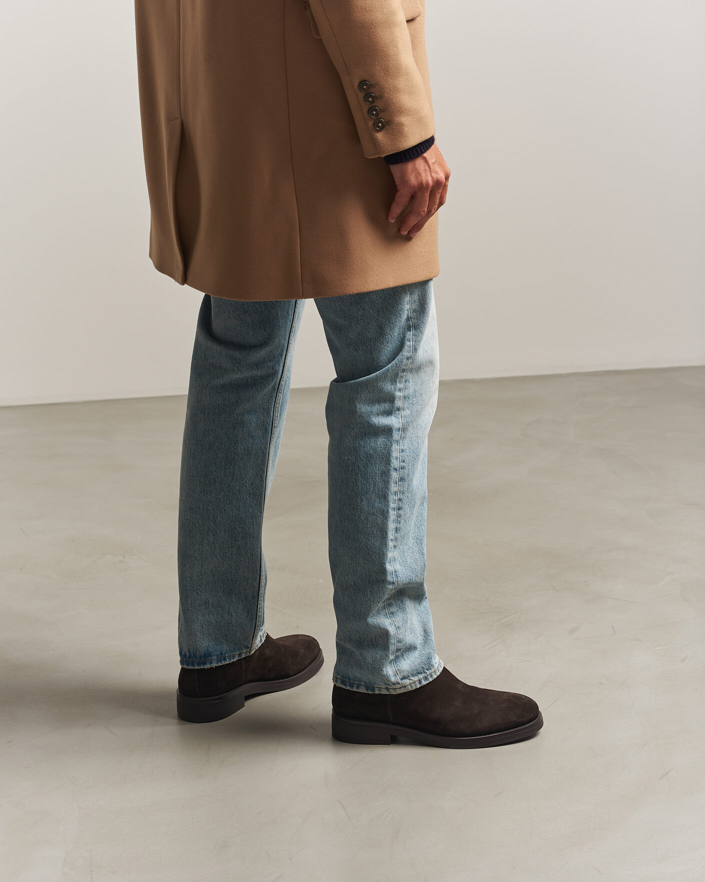 Men | Boots | Gant | Prepdale Suede Chelsea Boot Espresso Brown