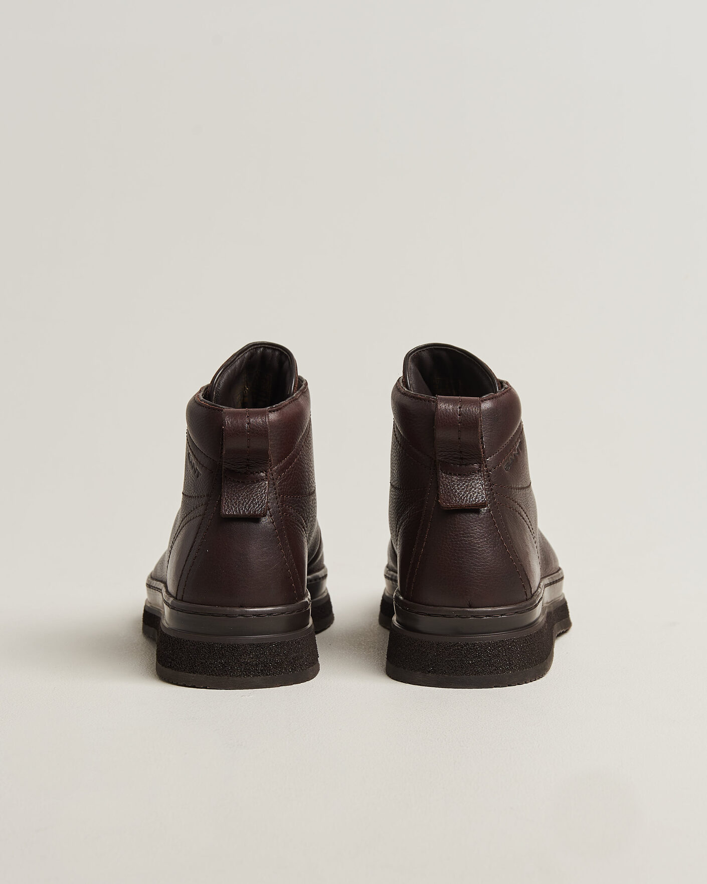Men | Boots | Gant | Blistown Shearling Leather Boot Dark Brown