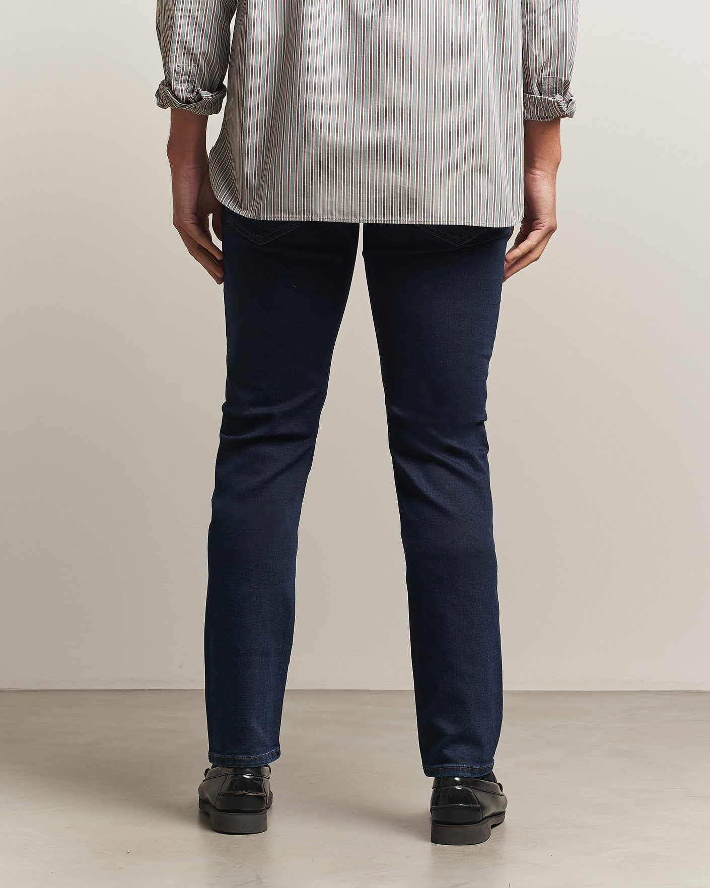 Men | Jeans | Jacob Cohën | Nick Slim Fit Rinse Wash Stretch Jeans Dark Blue