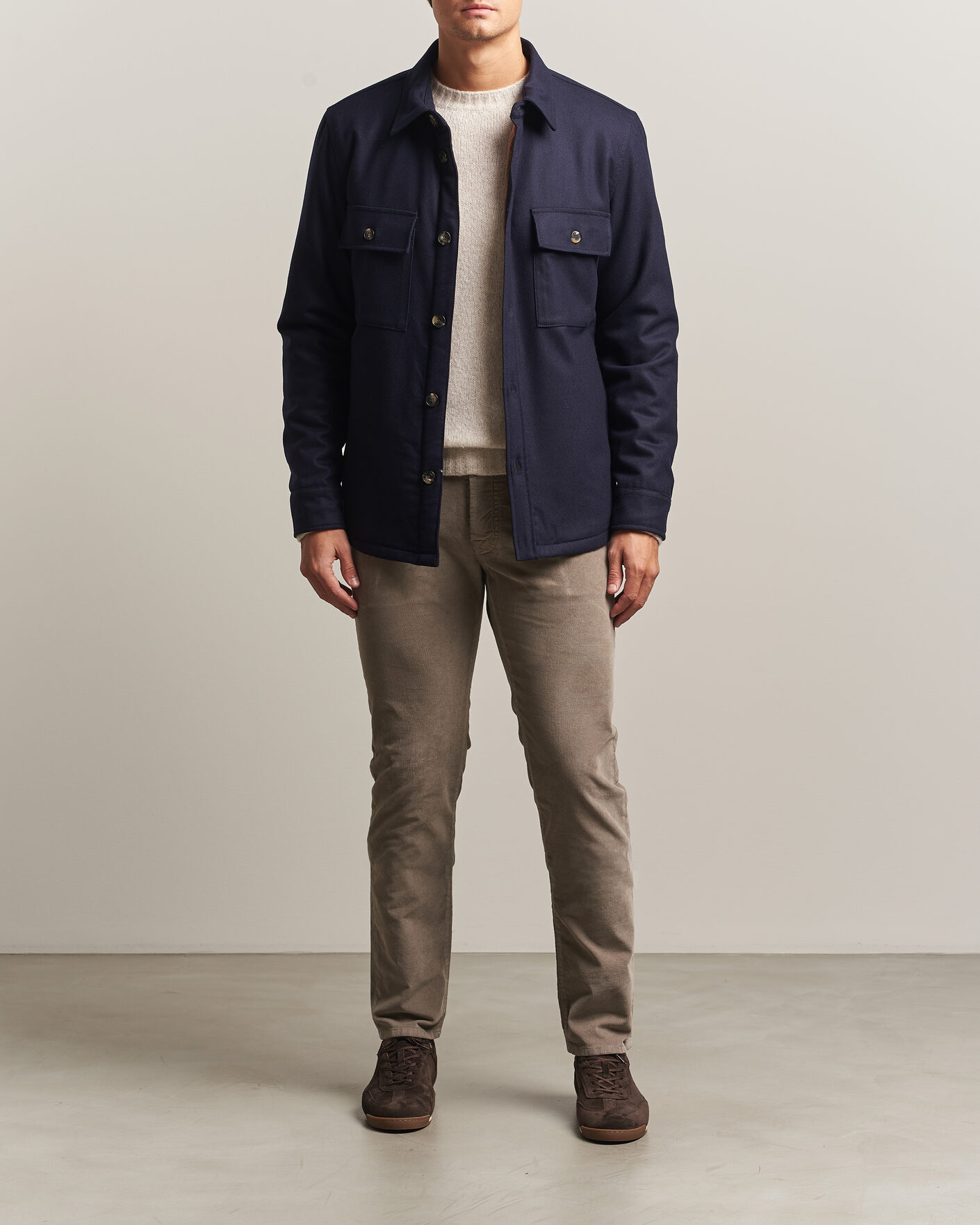 Men | Trousers | Jacob Cohën | Nick Slim Fit Cotton Trousers Grey