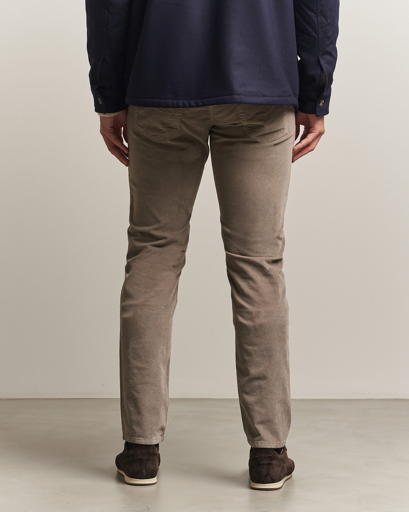 Men | Trousers | Jacob Cohën | Nick Slim Fit Cotton Trousers Grey