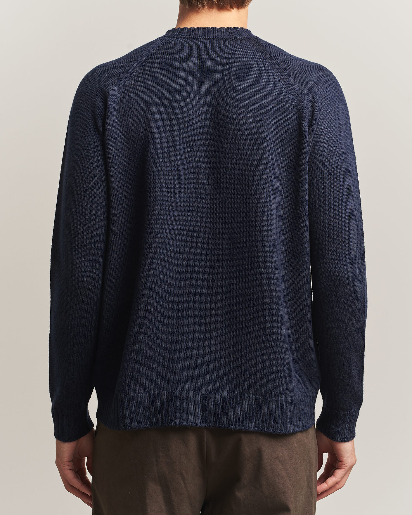 Men | Sweaters & Knitwear | John Smedley | Denver Extra Fine Merino Crew Neck Midnight
