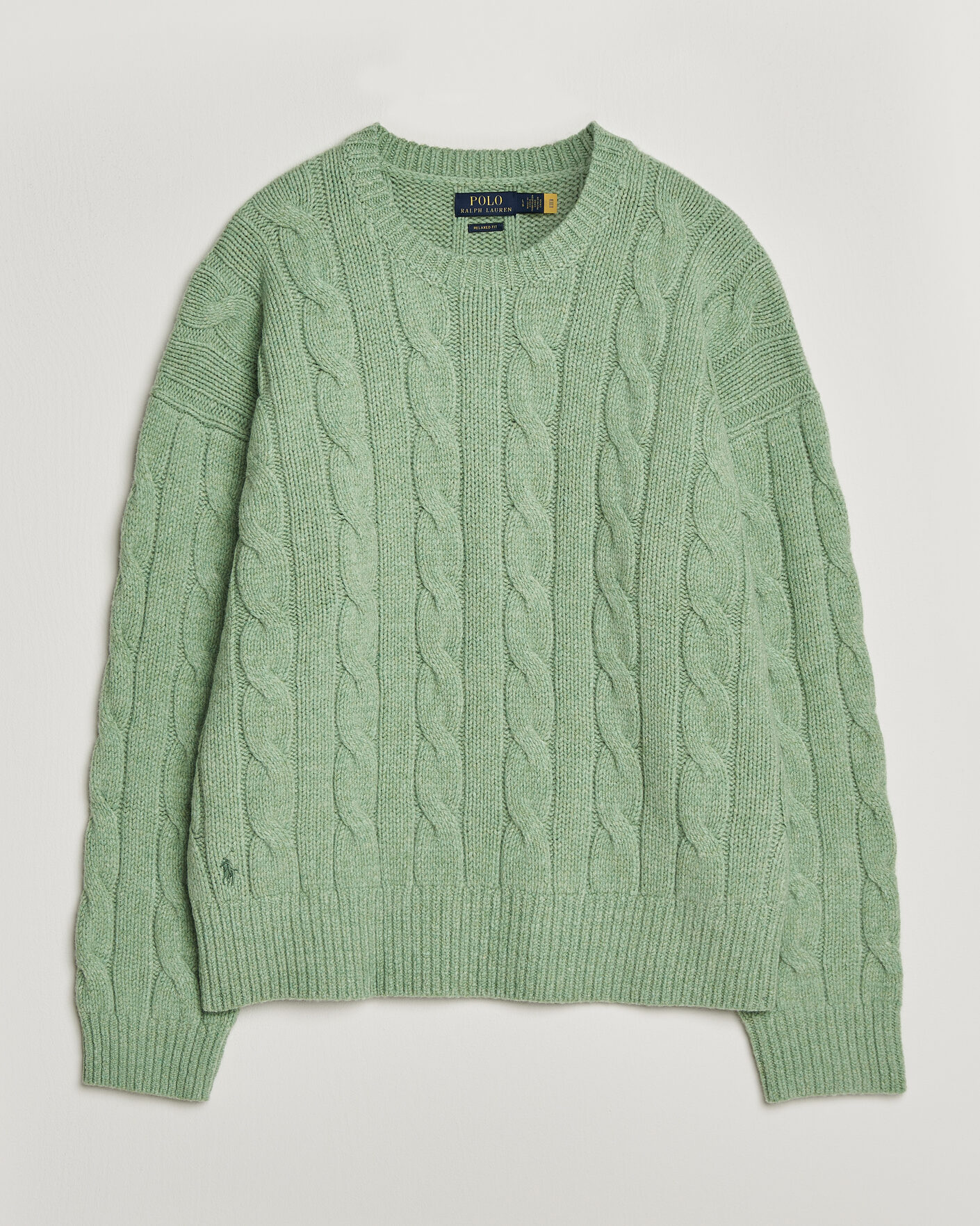 Men | Sweaters & Knitwear | Polo Ralph Lauren | Exploded Cabel Sweater Sprouting Green