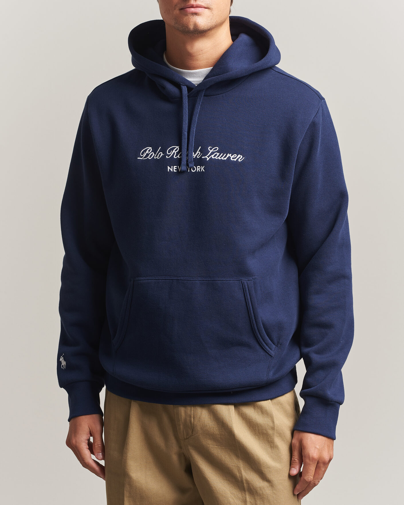 Men | Sweaters & Knitwear | Polo Ralph Lauren | RL NY Hoodie Newport Navy