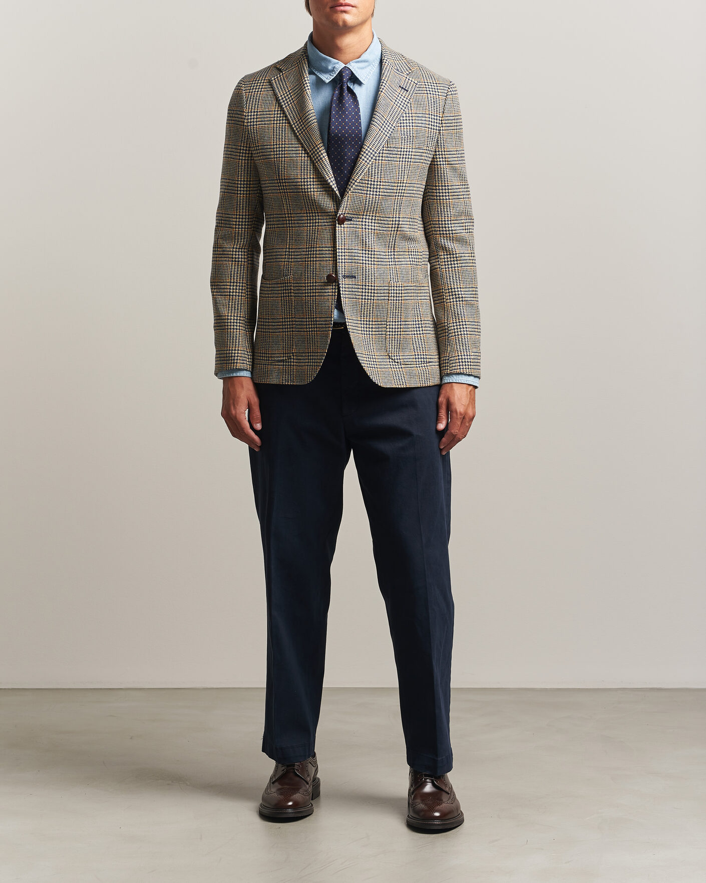 Men | Blazers | Morris | Merino Cashmere Blazer Blue