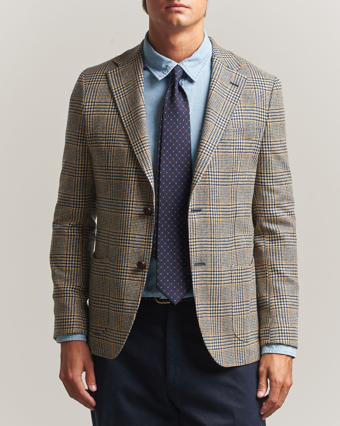 Men | Blazers | Morris | Merino Cashmere Blazer Blue