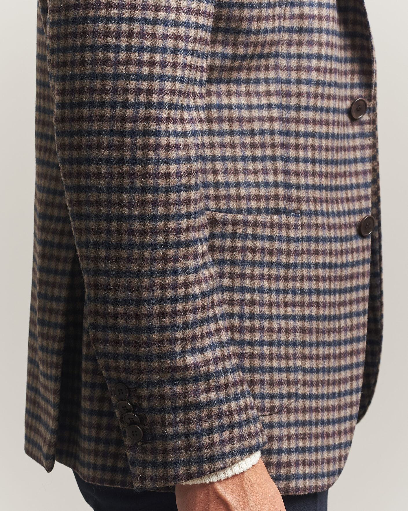 Men | Blazers | Morris | Soft Check Blazer Brown