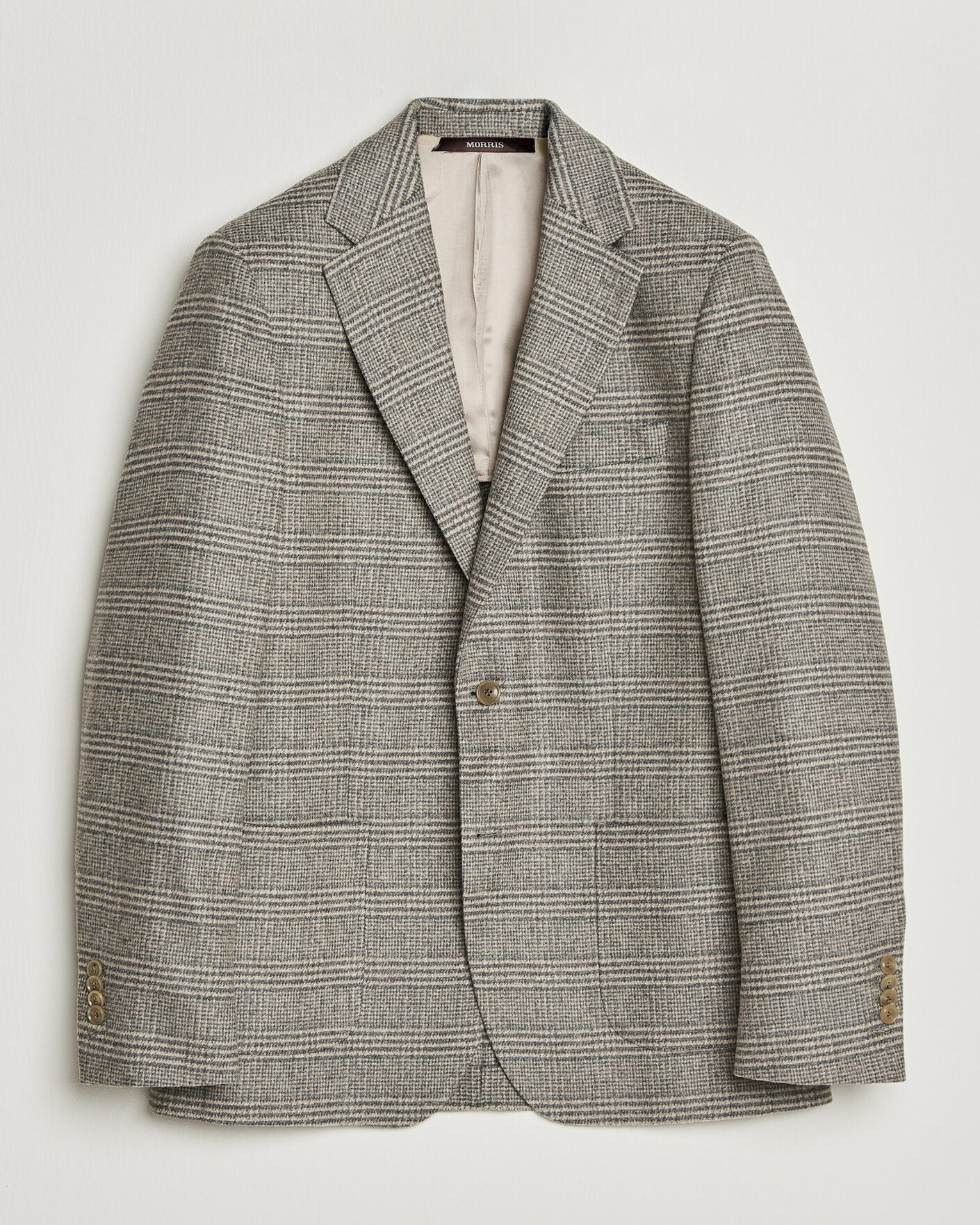 Men | Blazers | Morris | Soft Glencheck Blazer Brown