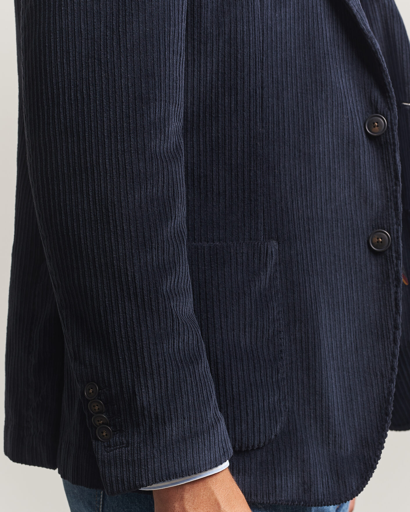 Men | Blazers | Morris | Washed Cord Blazer Navy