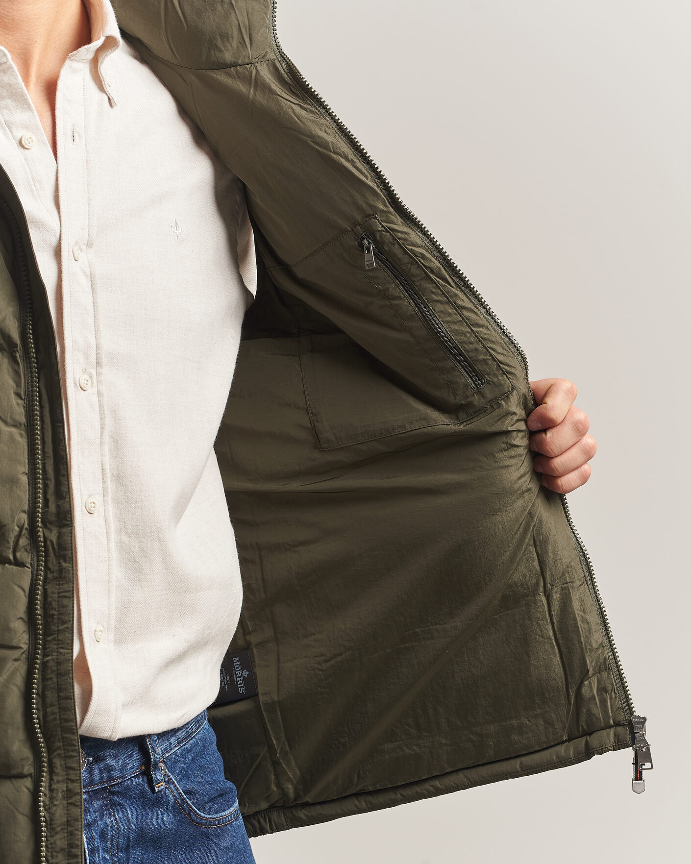 Men | Gilets | Morris | Lennox Puffer Vest Olive