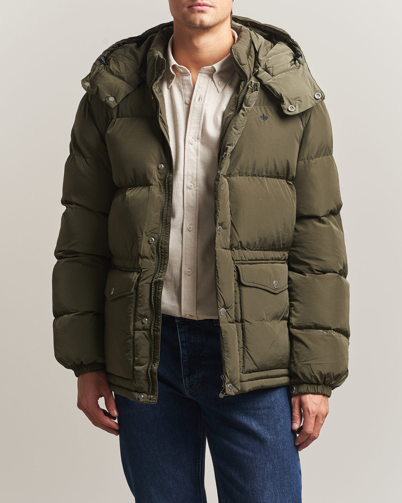 Men | Coats & Jackets | Morris | Lennox Puffer Jacket Olive