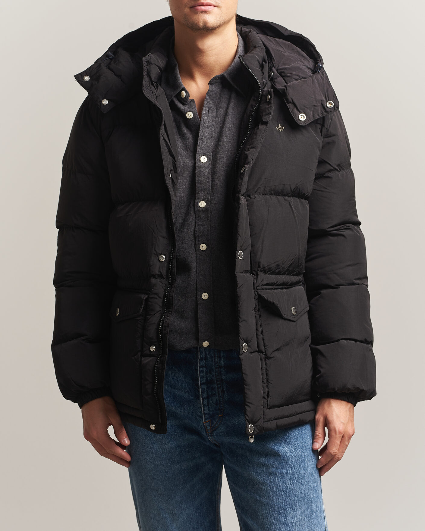 Men | Coats & Jackets | Morris | Lennox Puffer Jacket Black