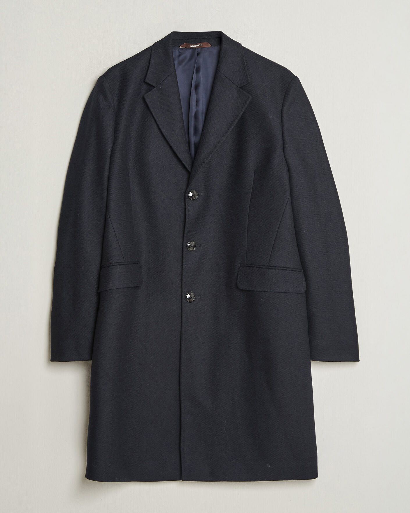 Men | Coats & Jackets | Morris | Ben Wool Coat Navy