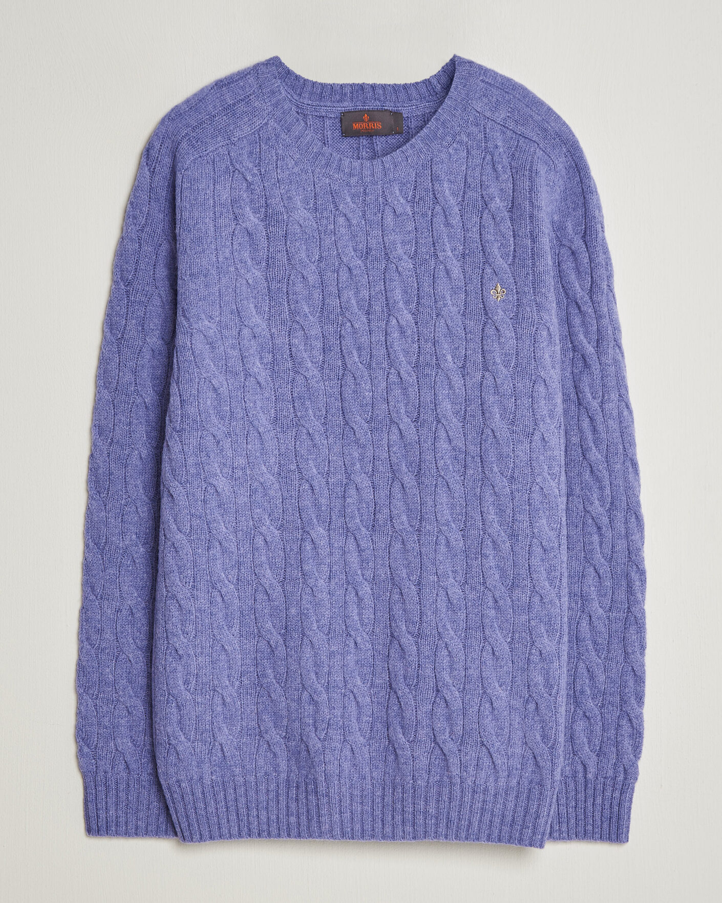 Men | Sweaters & Knitwear | Morris | Archard Cable Sweater Purple