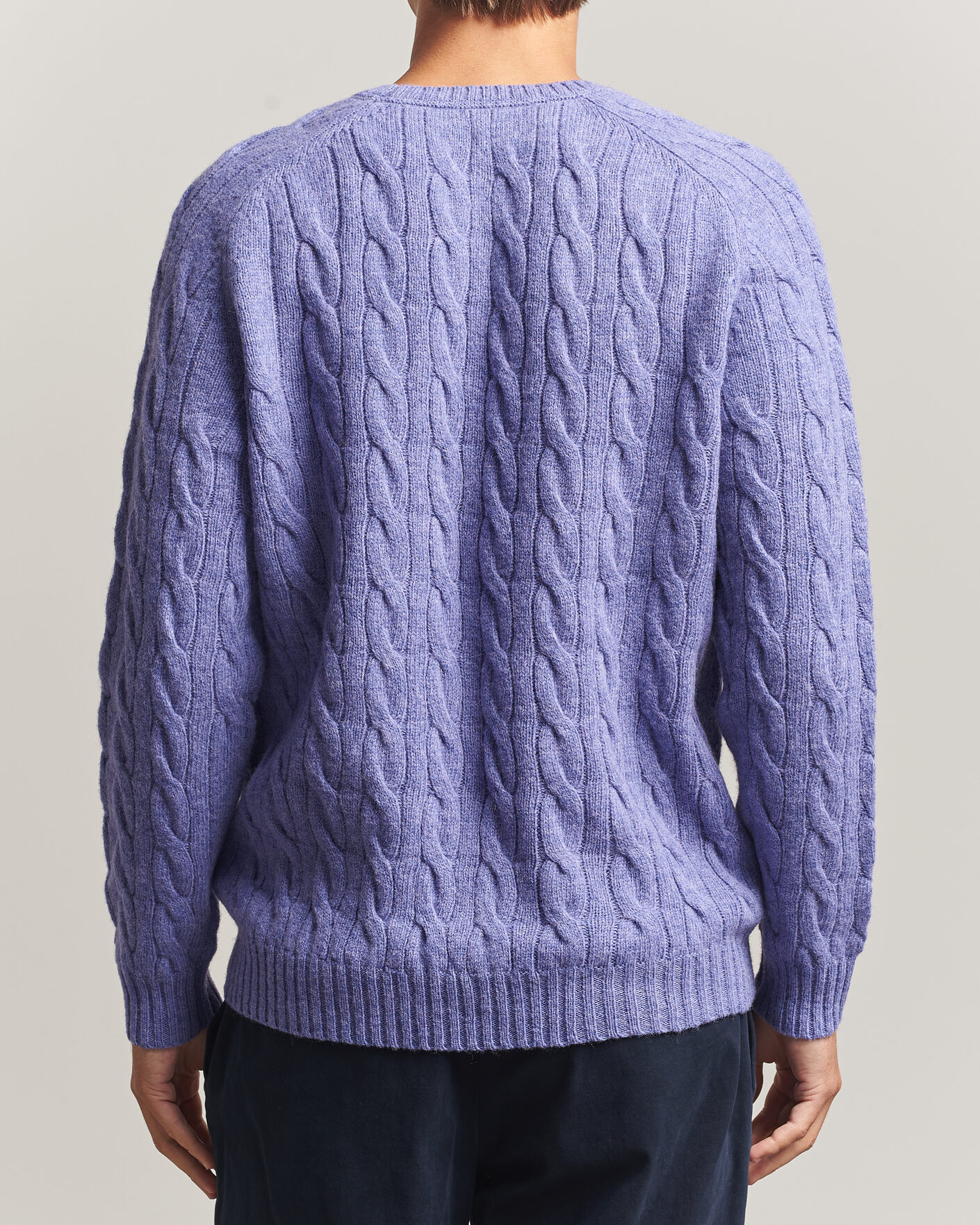 Men | Sweaters & Knitwear | Morris | Archard Cable Sweater Purple