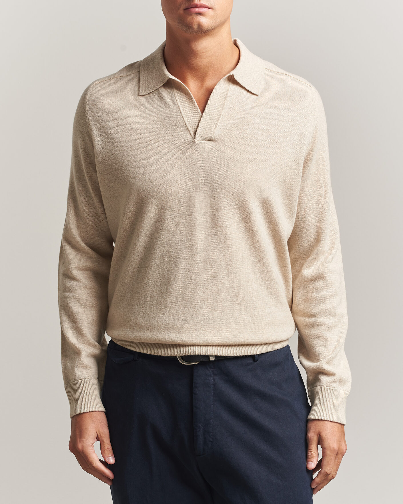Men | Sweaters & Knitwear | Morris | Wilfred Cashmere Resort Polo Off White
