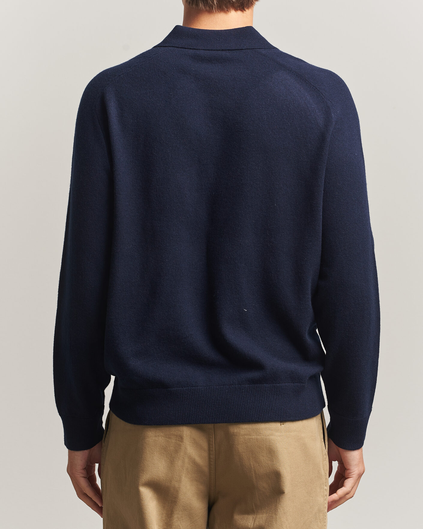 Men | Sweaters & Knitwear | Morris | Wilfred Cashmere Resort Polo Navy