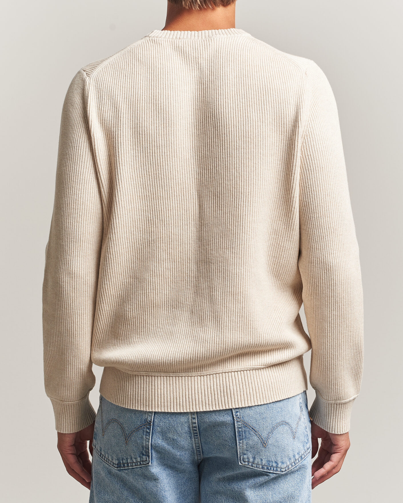 Men | Sweaters & Knitwear | Morris | Colin O-Neck Khaki