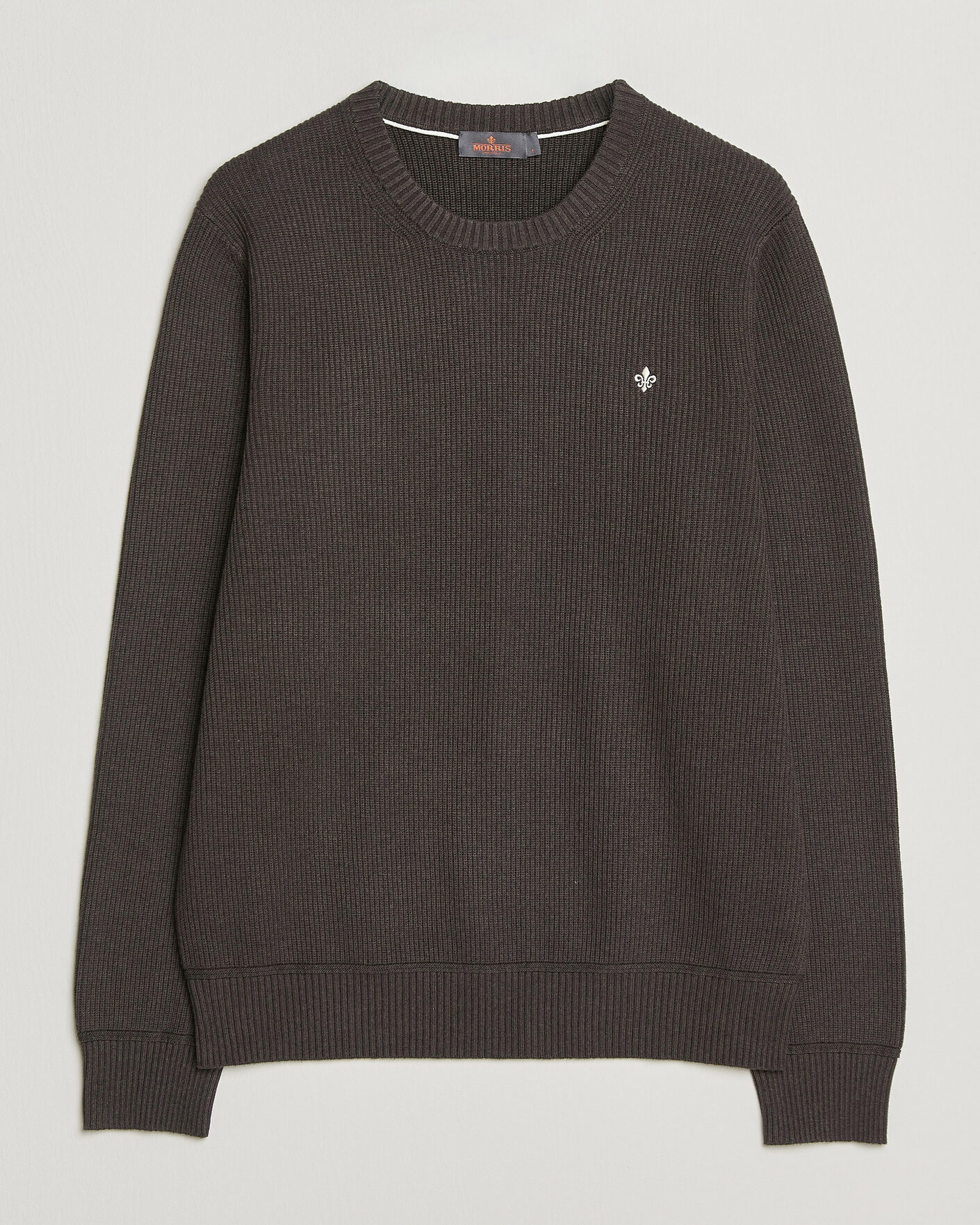 Men | Sweaters & Knitwear | Morris | Colin O-Neck Brown