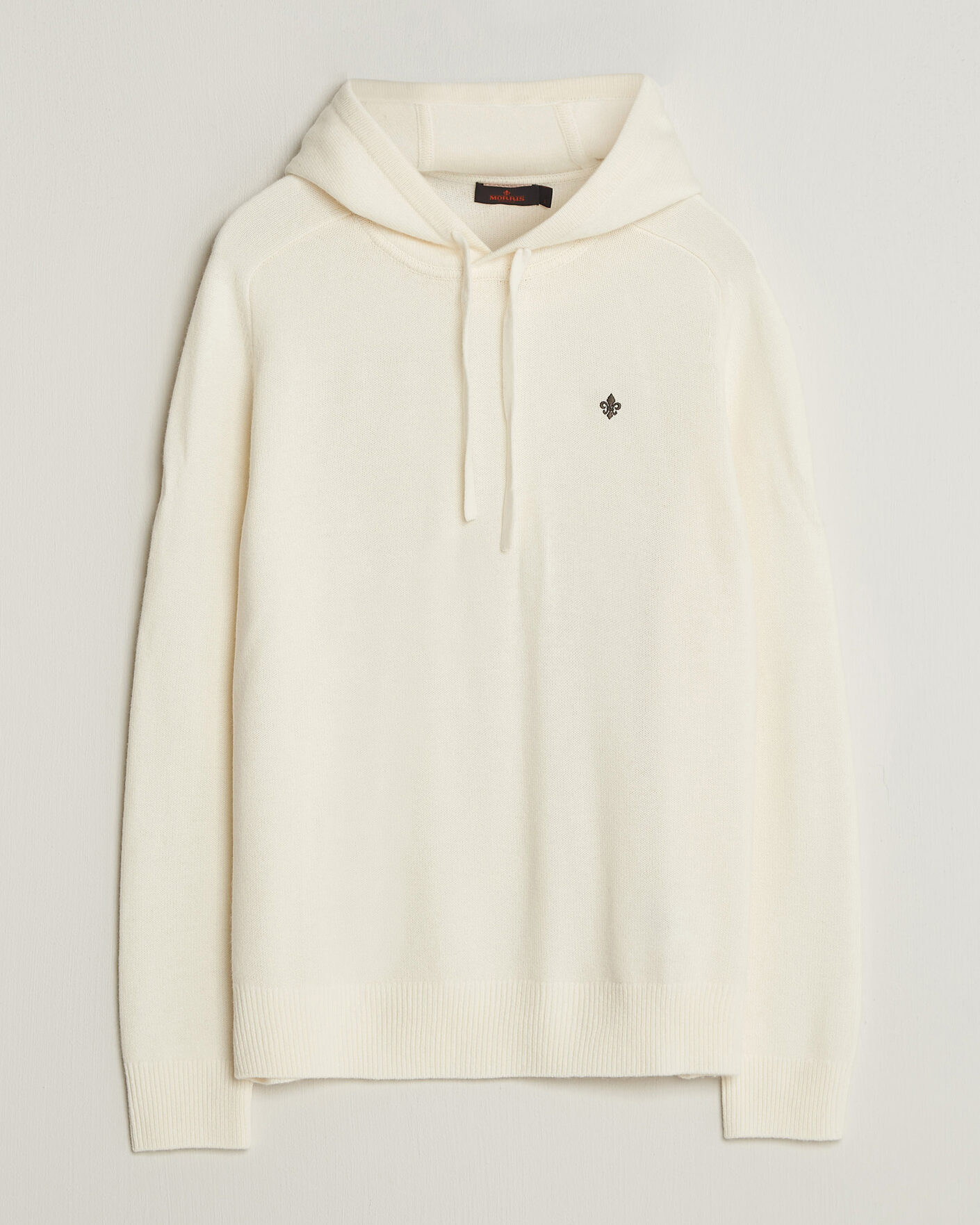 Men | Sweaters & Knitwear | Morris | Hertford Lambswool Hoodie Off White