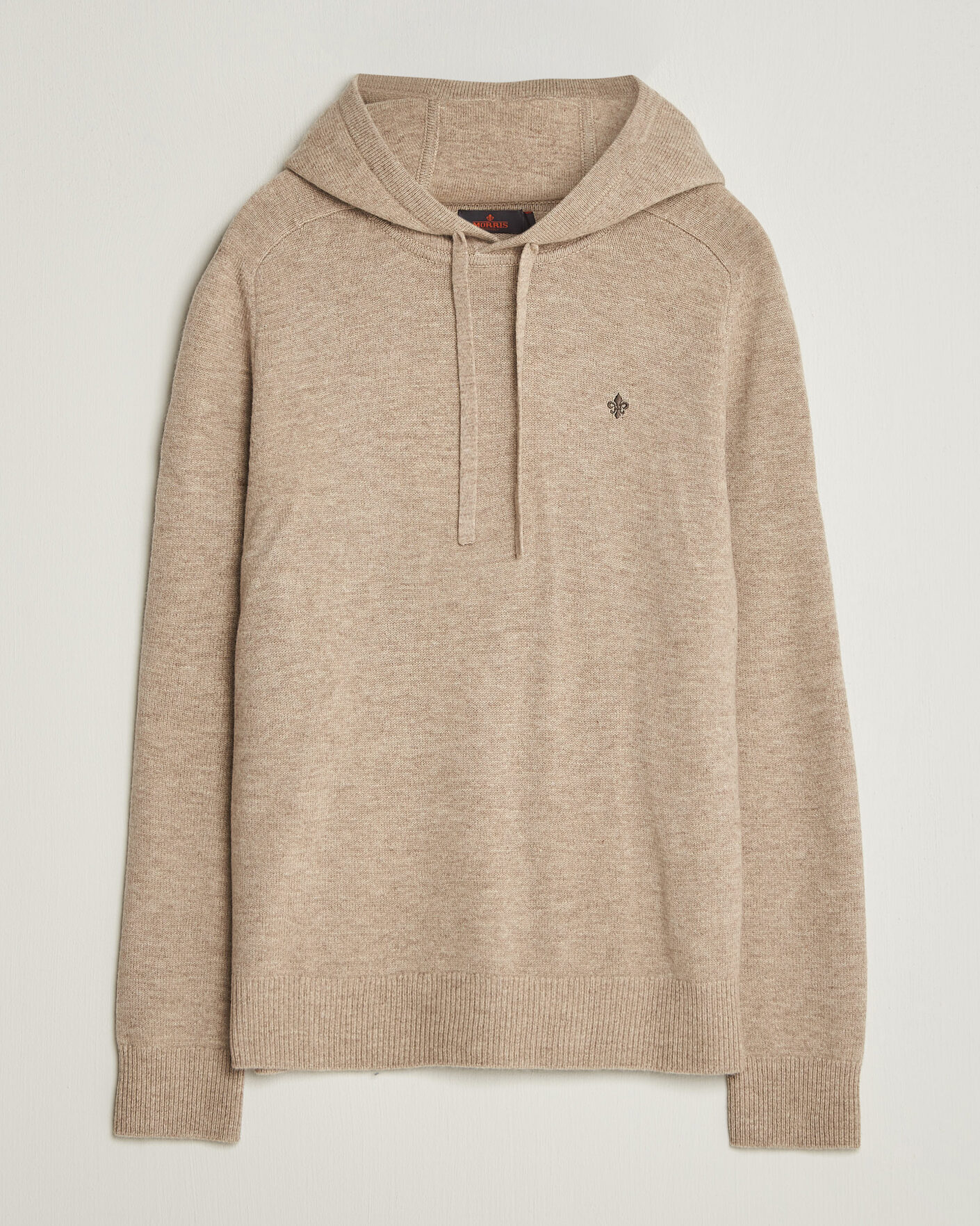 Men | Sweaters & Knitwear | Morris | Hertford Lambswool Hoodie Khaki