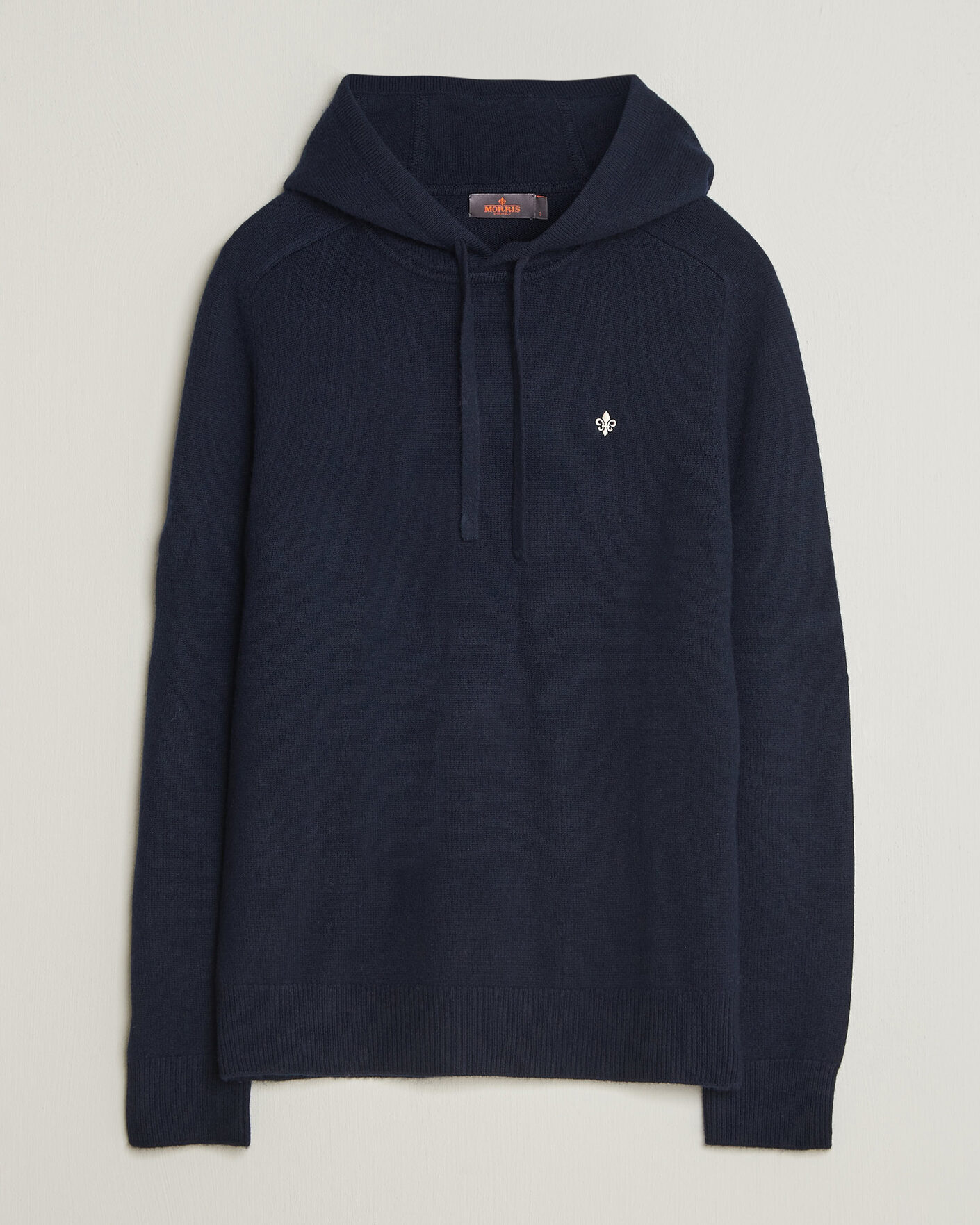 Men | Sweaters & Knitwear | Morris | Hertford Lambswool Hoodie Navy