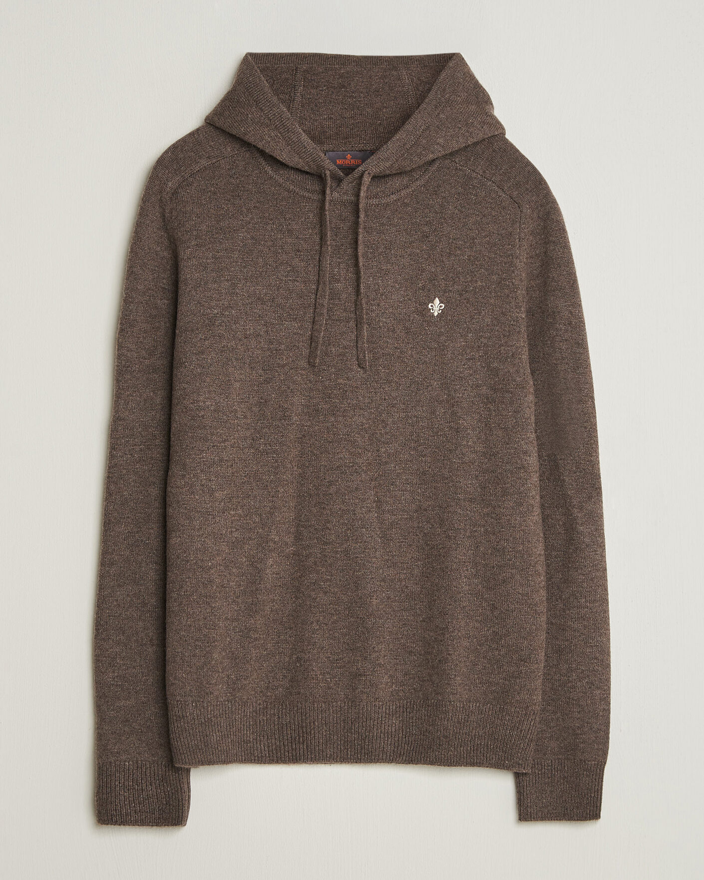 Men | Sweaters & Knitwear | Morris | Hertford Lambswool Hoodie Brown