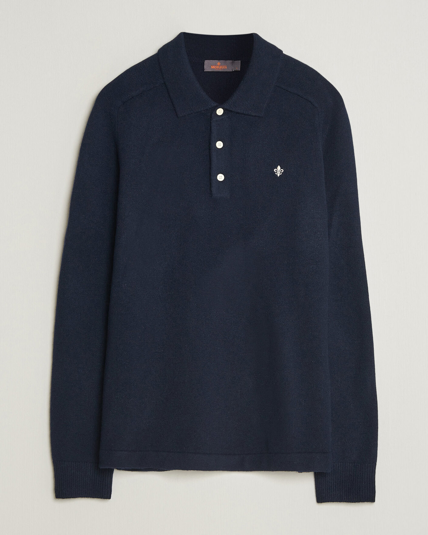 Men | Sweaters & Knitwear | Morris | Hetford Knitted Polo Navy