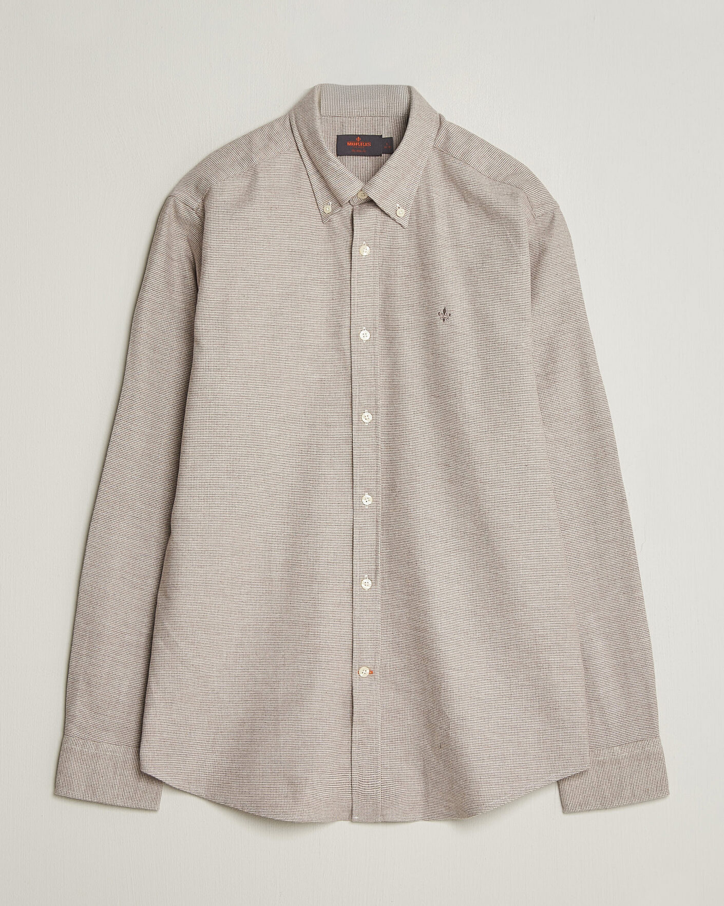 Men | Shirts | Morris | Flannel Check Shirt Khaki