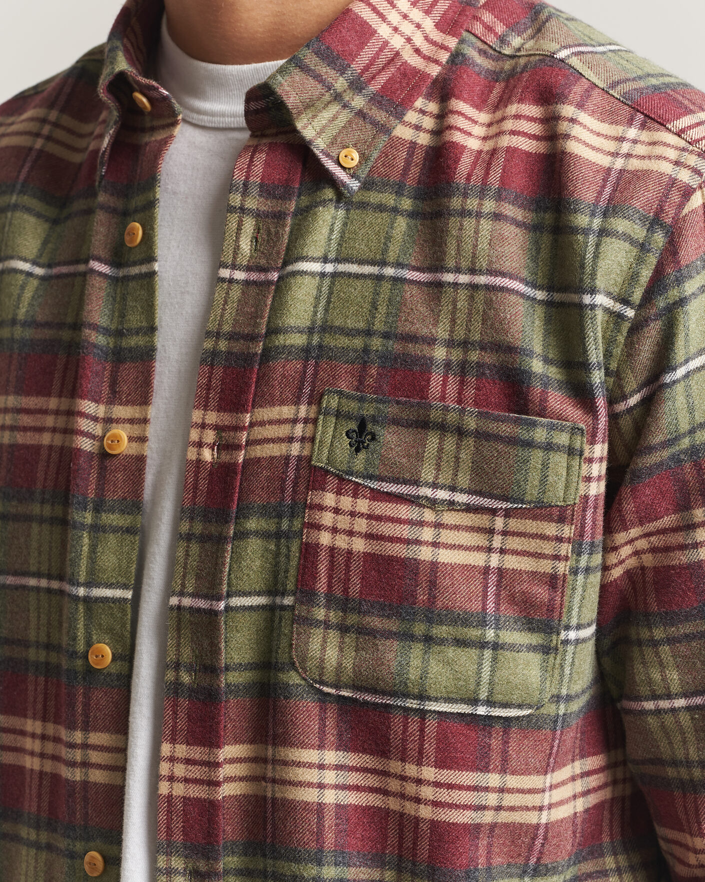 Men | Shirts | Morris | Flanell Big Check Shirt Green