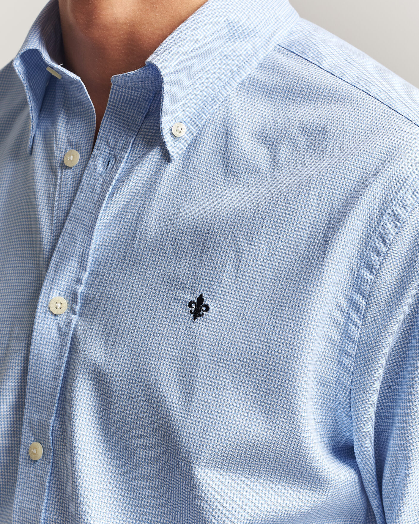 Men | Shirts | Morris | Fine Oxford Shirt Light Blue