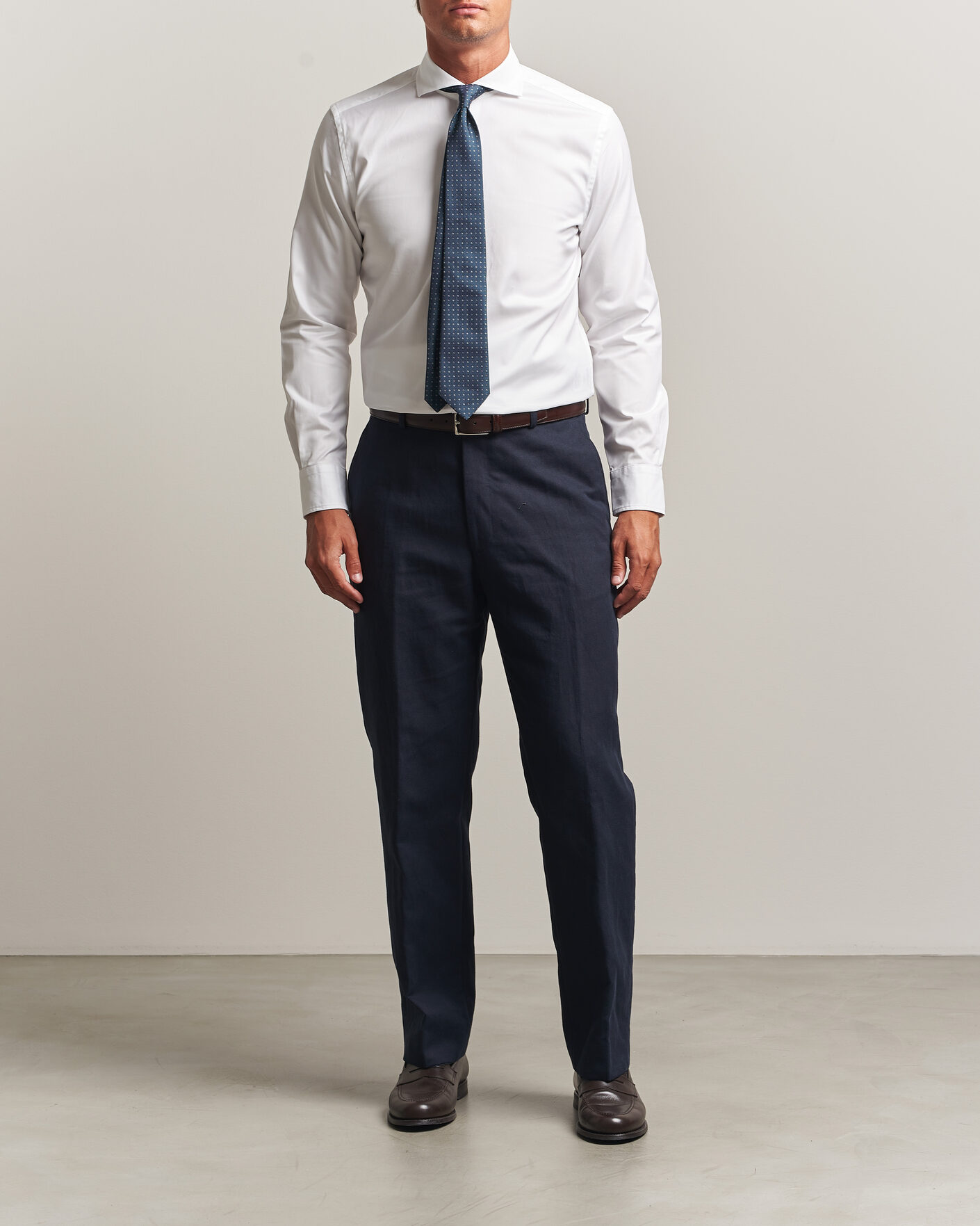 Men | Shirts | Morris | Twill Shirt White