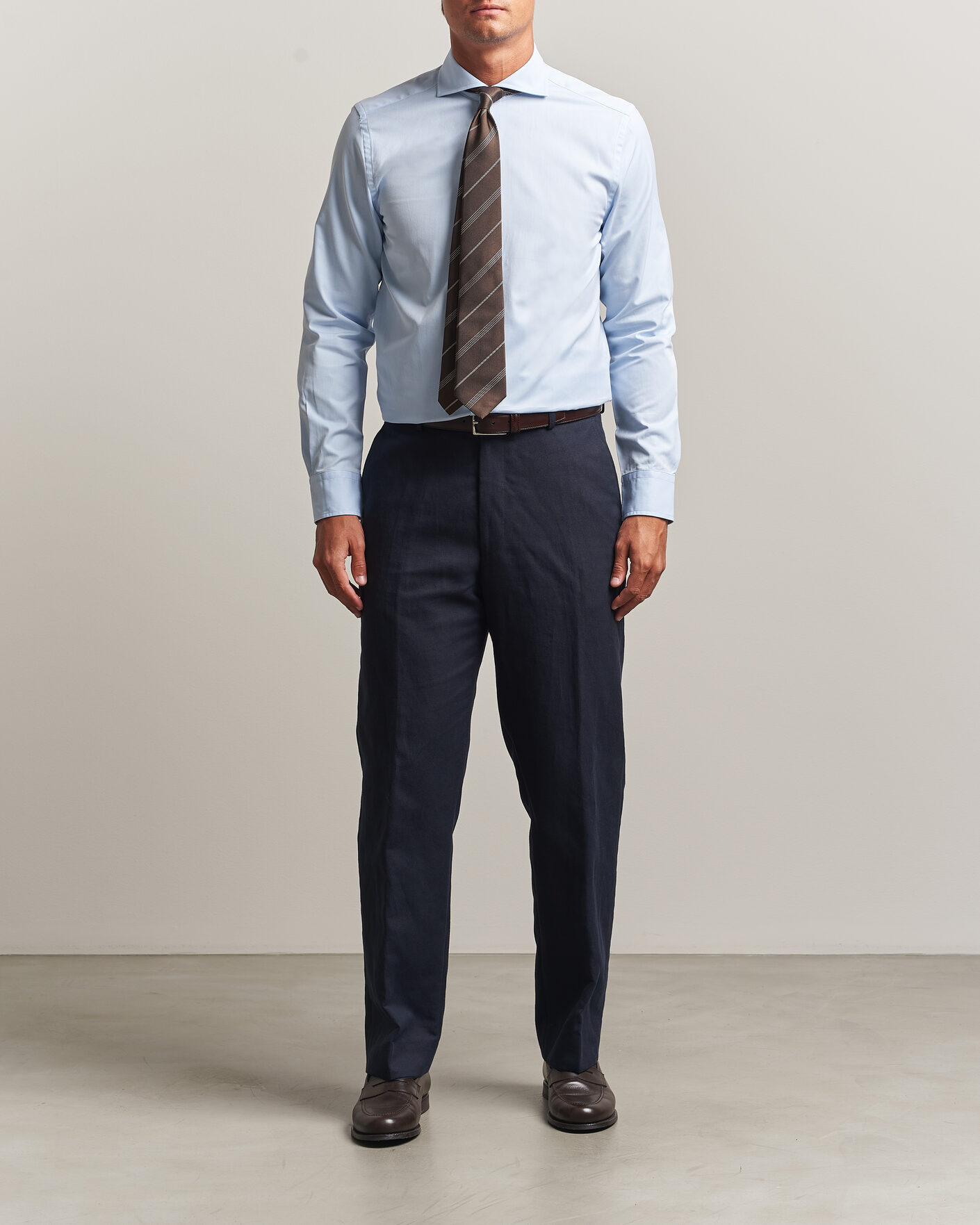 Men | Shirts | Morris | Twill Shirt Light Blue