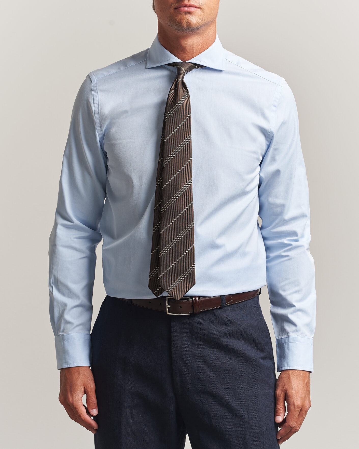 Men | Shirts | Morris | Twill Shirt Light Blue