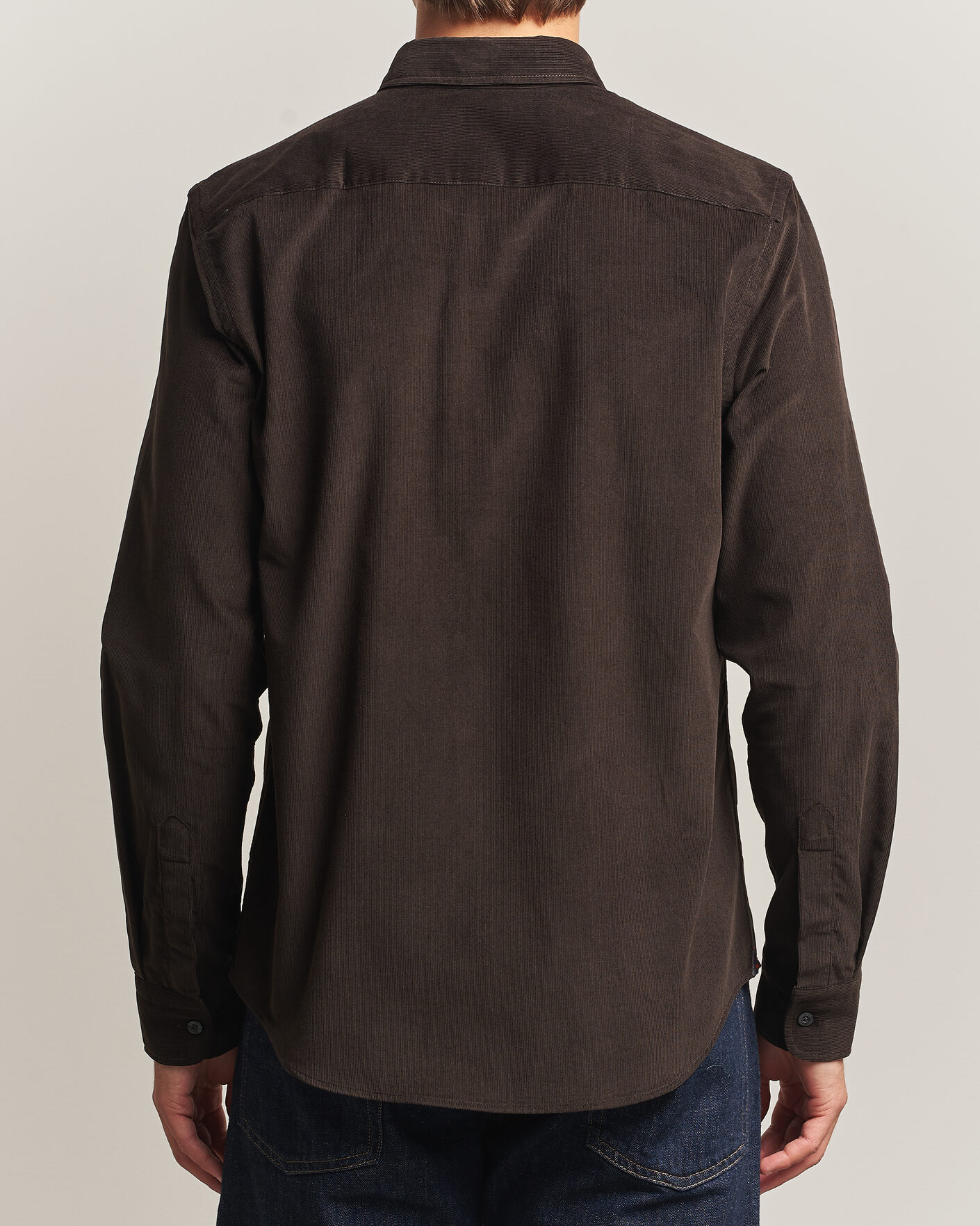 Men | Shirts | Morris | Douglas Cord Shirt Brown