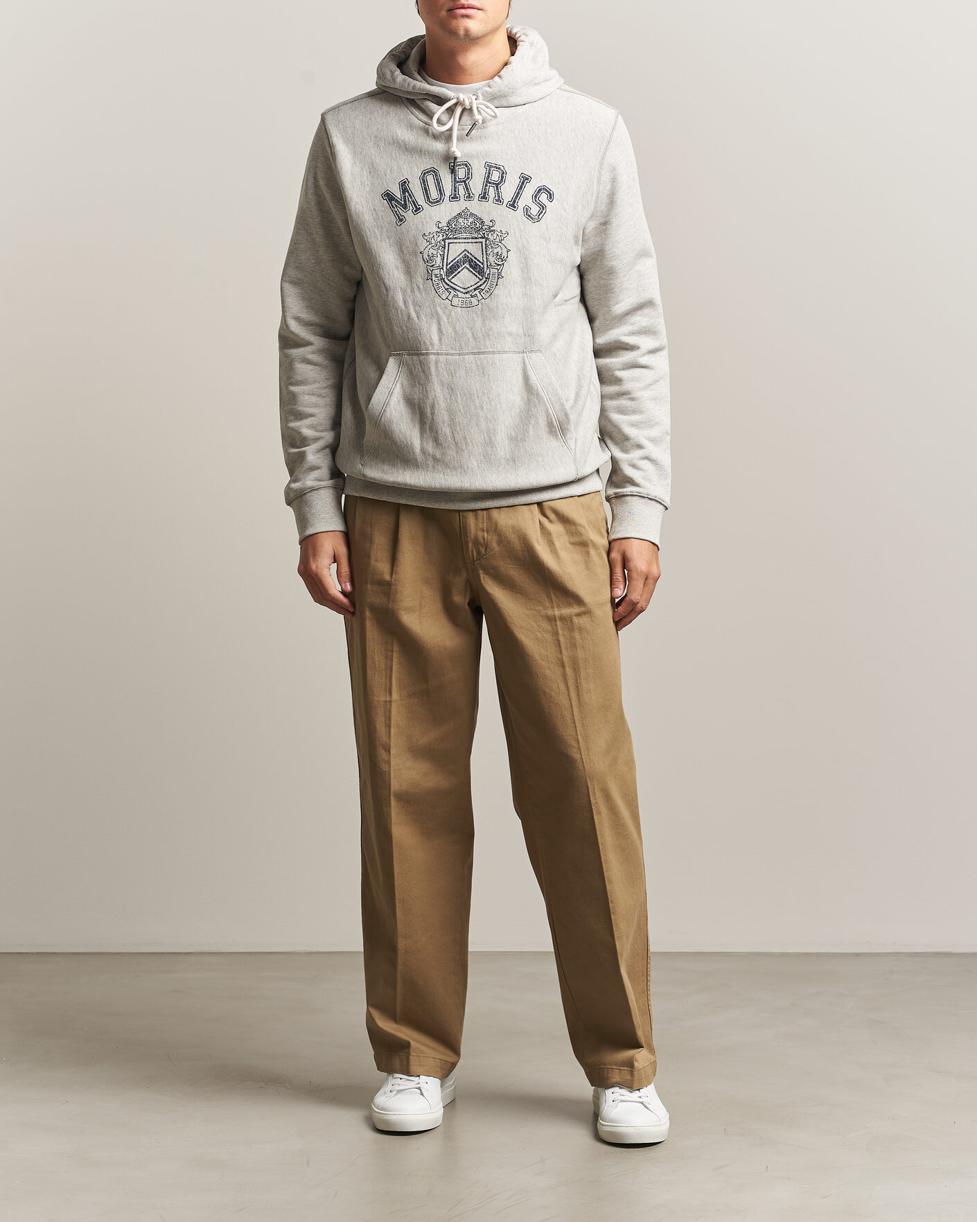 Men | Sweaters & Knitwear | Morris | Darrow Hoodie Grey