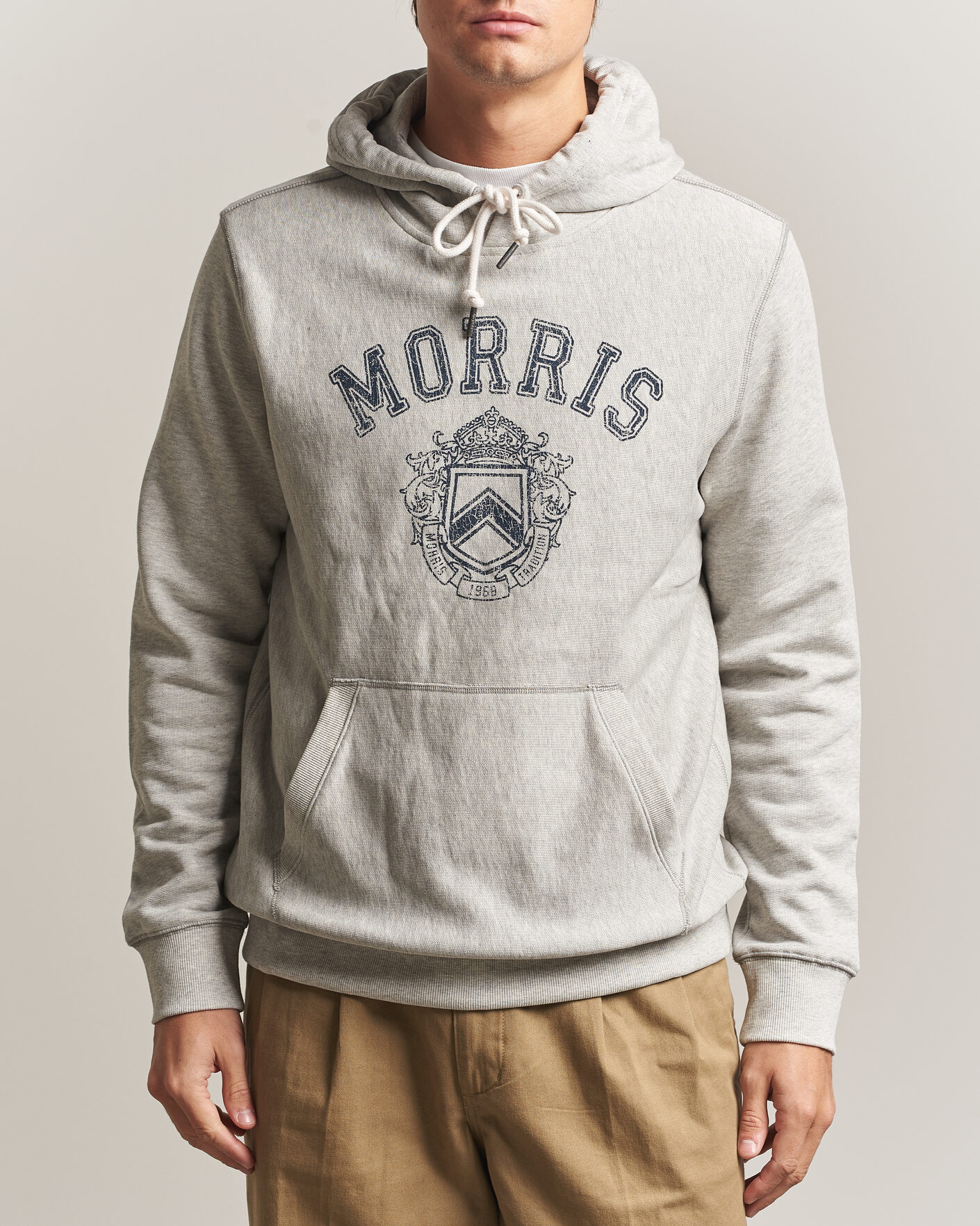 Men | Sweaters & Knitwear | Morris | Darrow Hoodie Grey