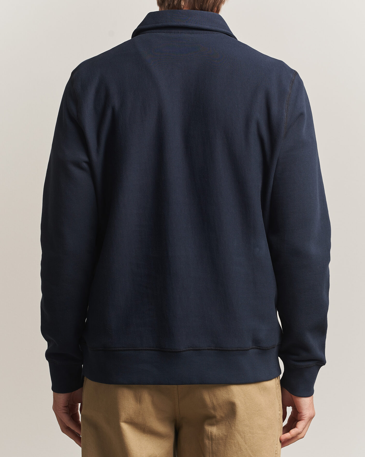 Men | Sweaters & Knitwear | Morris | Winston Polo Sweatshirt Old Blue