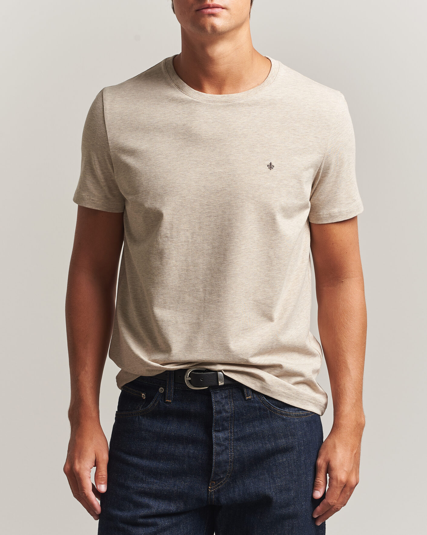 Men | T-Shirts | Morris | James Crew Neck T-Shirt Khaki