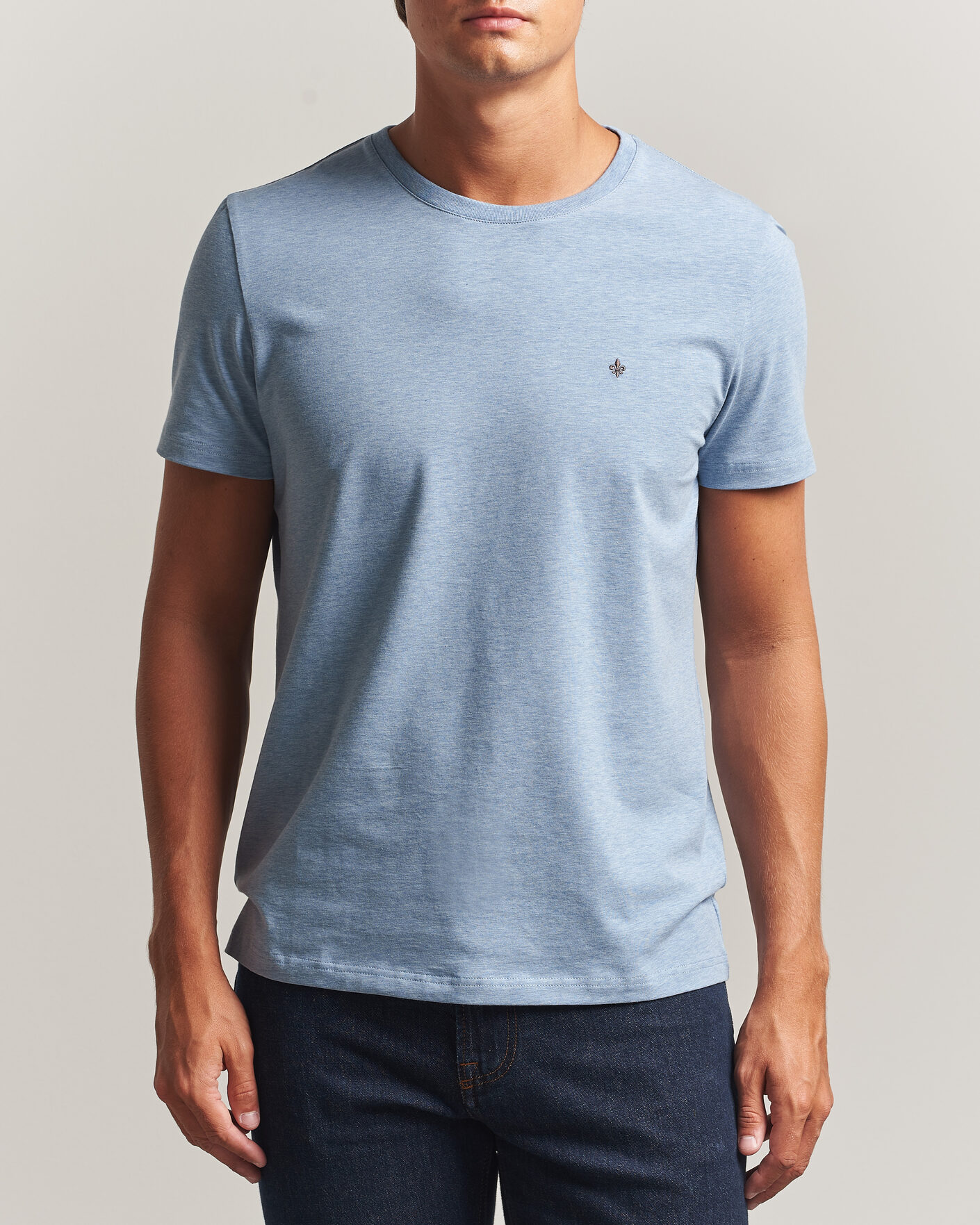 Men | T-Shirts | Morris | James Crew Neck T-Shirt Blue