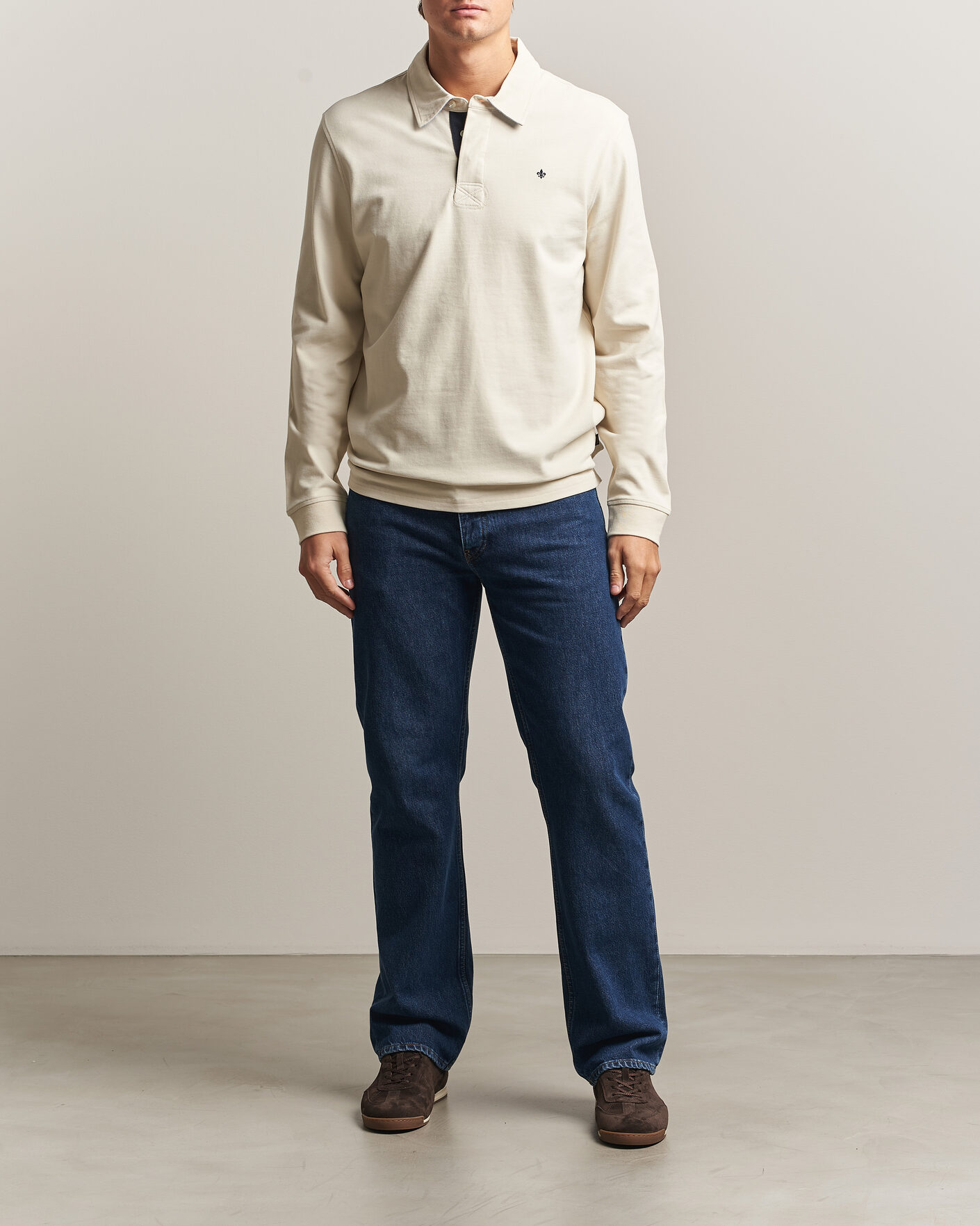 Men | Sweaters & Knitwear | Morris | Graham Rugger Off White