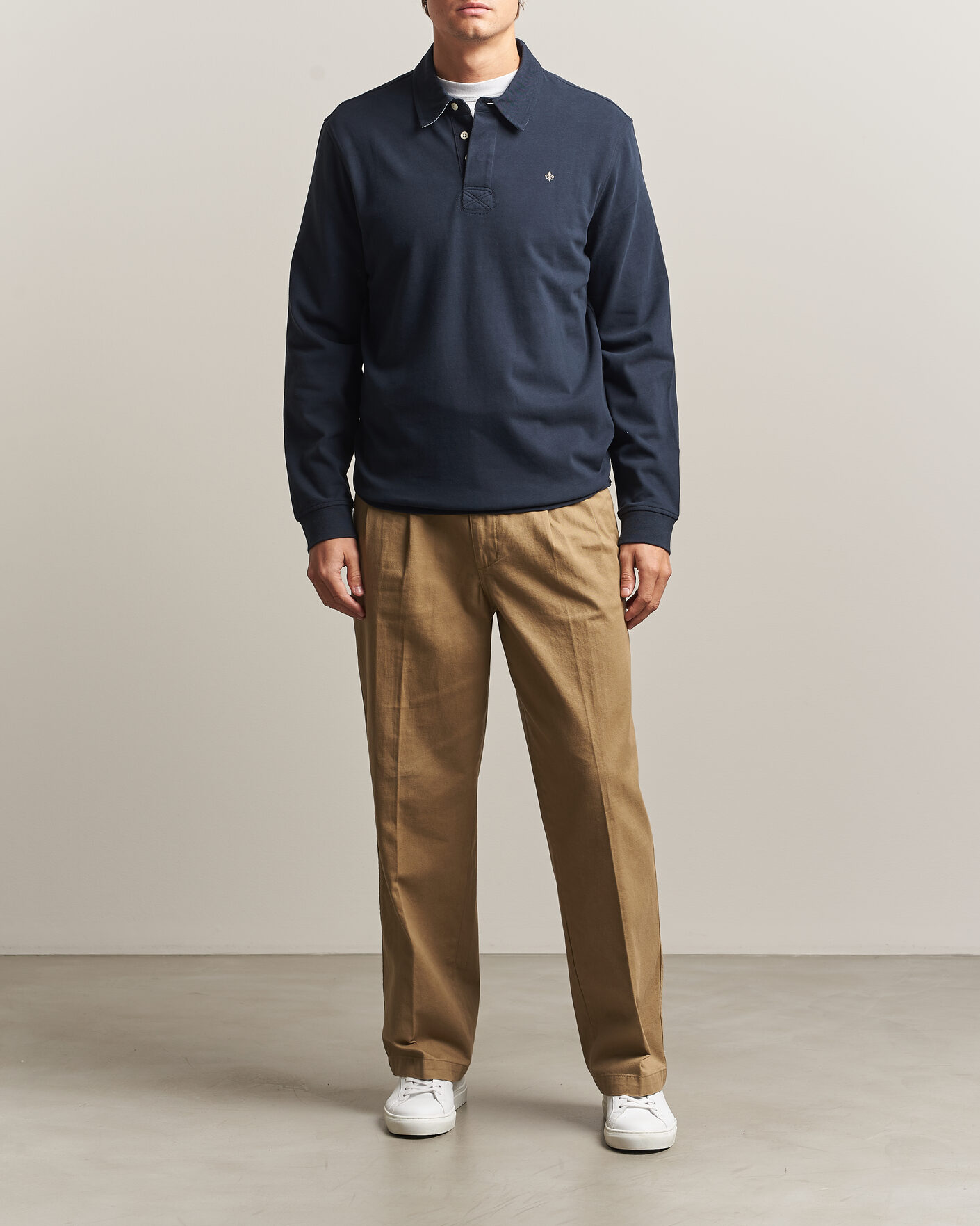 Men | Sweaters & Knitwear | Morris | Graham Rugger Old Blue