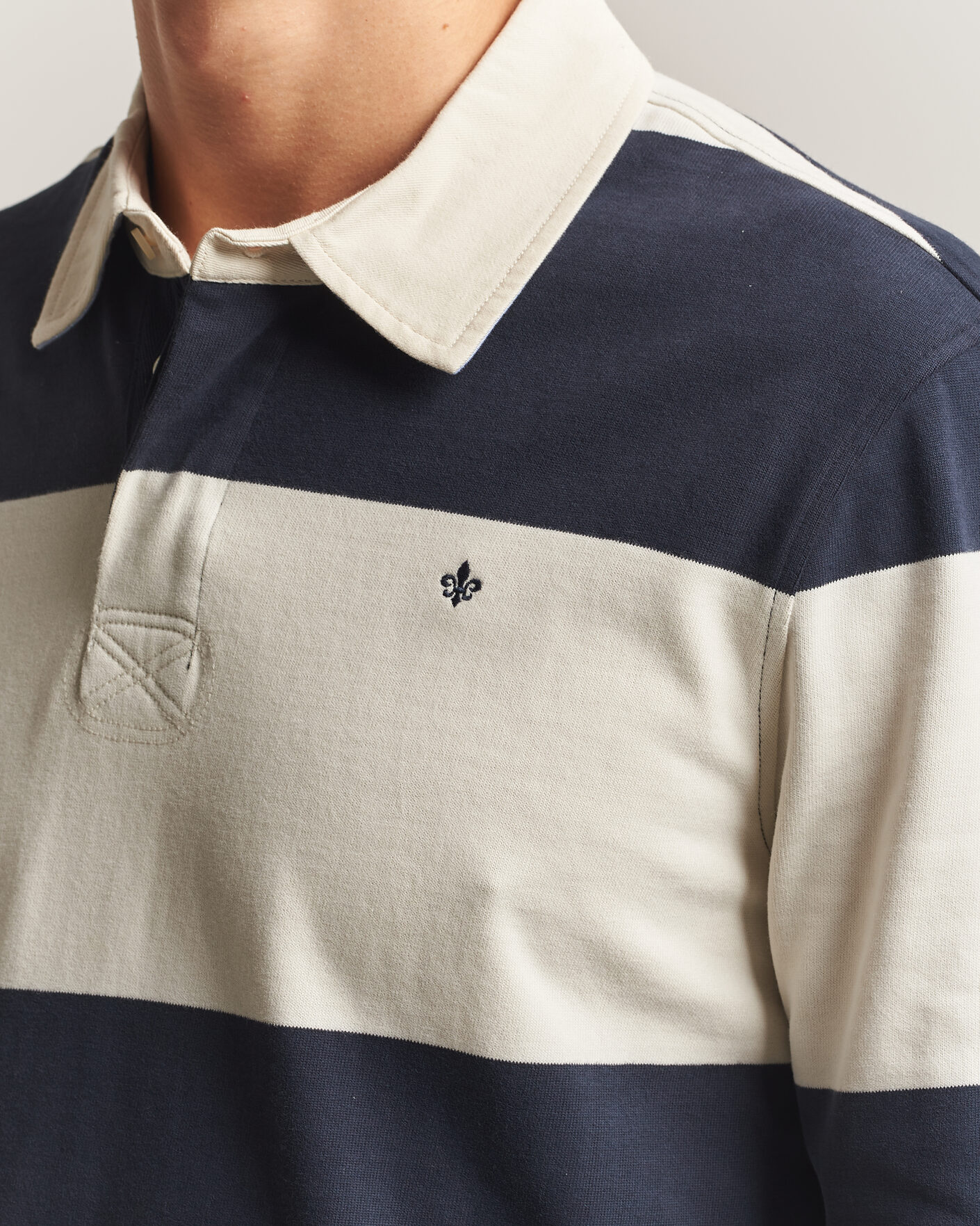 Men | Sweaters & Knitwear | Morris | Graham Rugger Navy
