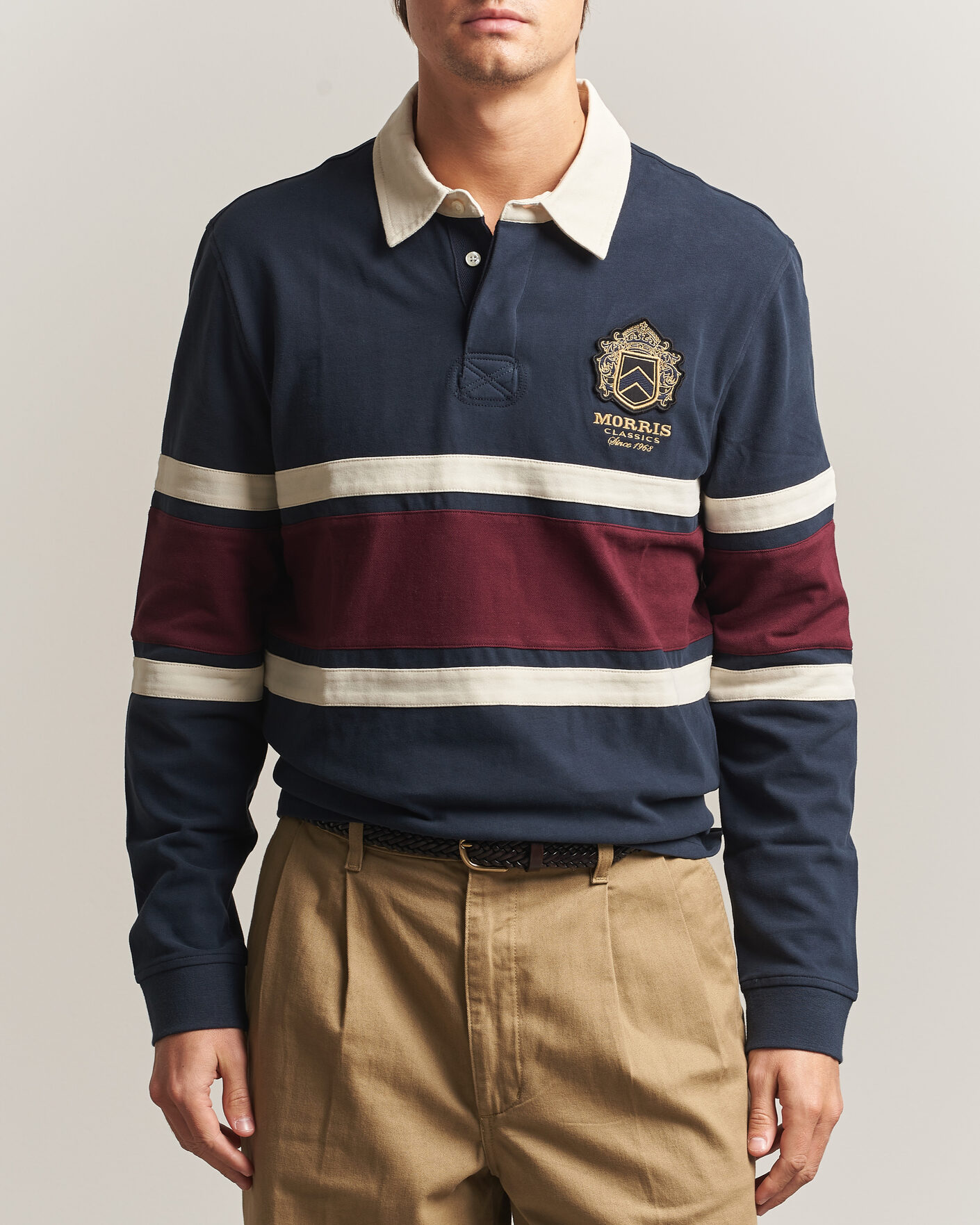 Men | Sweaters & Knitwear | Morris | Harold Rugger Old Blue